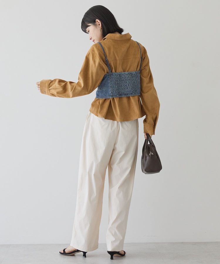 AMERICAN HOLIC「Wポケットスエードライクシャツ」|シャツ・ブラウス|