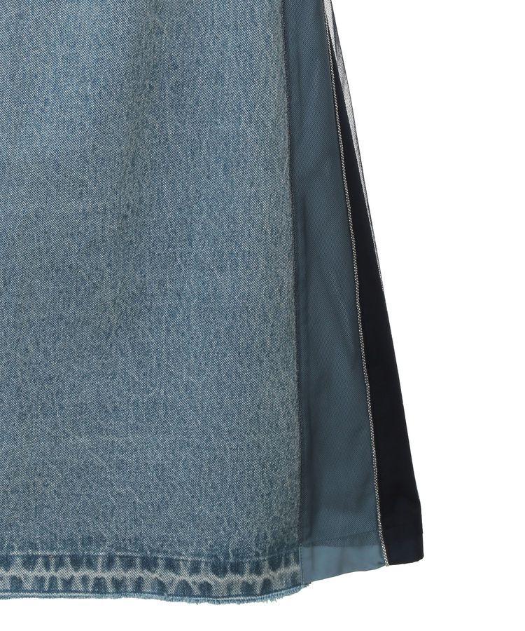 Editt by YECCA VECCA「素材MIXメタルラインデニムスカート」|スカート|