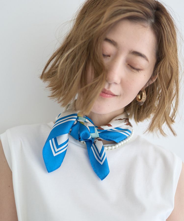 YECCA VECCA「【kakatoo】ヨット柄スカーフ」|バンダナ・スカーフ|