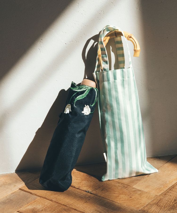 YECCA VECCA「【because】チューリップ刺繍ミニ」|傘|