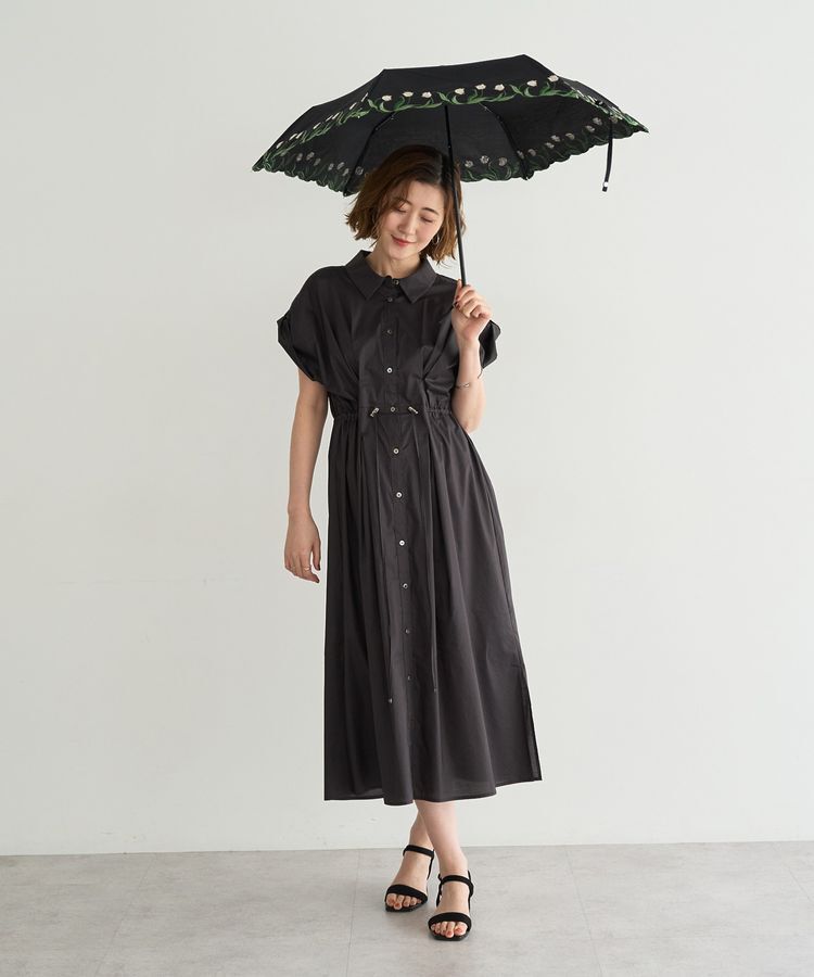 YECCA VECCA「【because】チューリップ刺繍ミニ」|傘|
