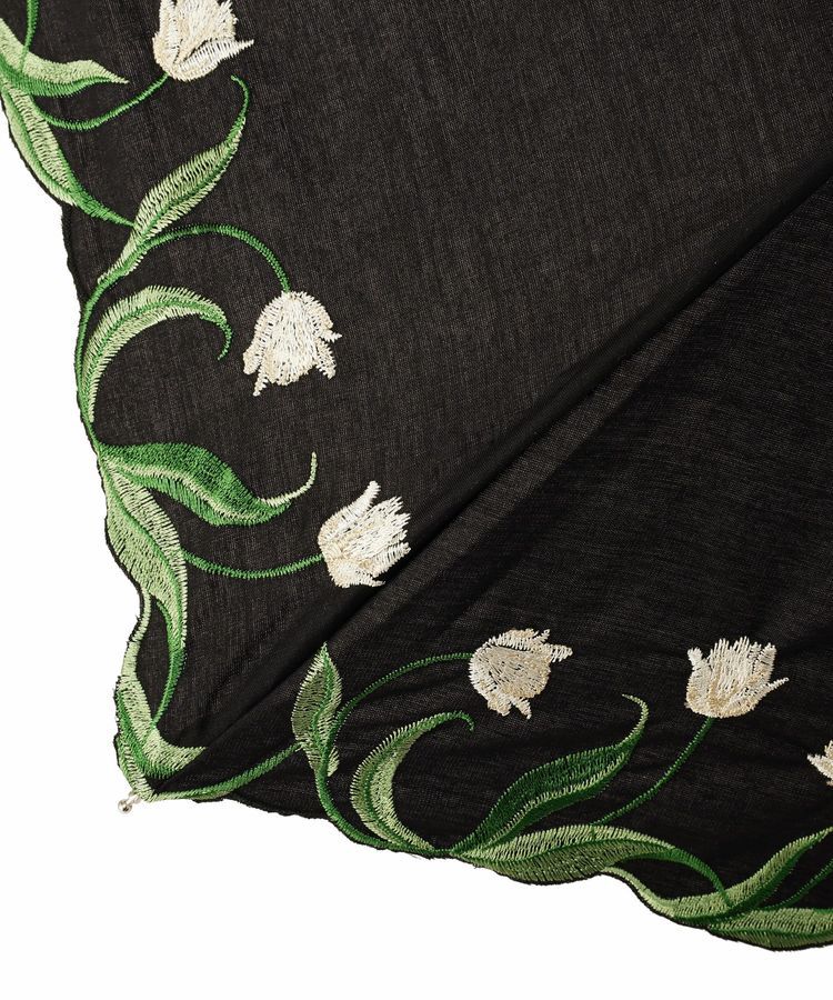 YECCA VECCA「【because】チューリップ刺繍ミニ」|傘|