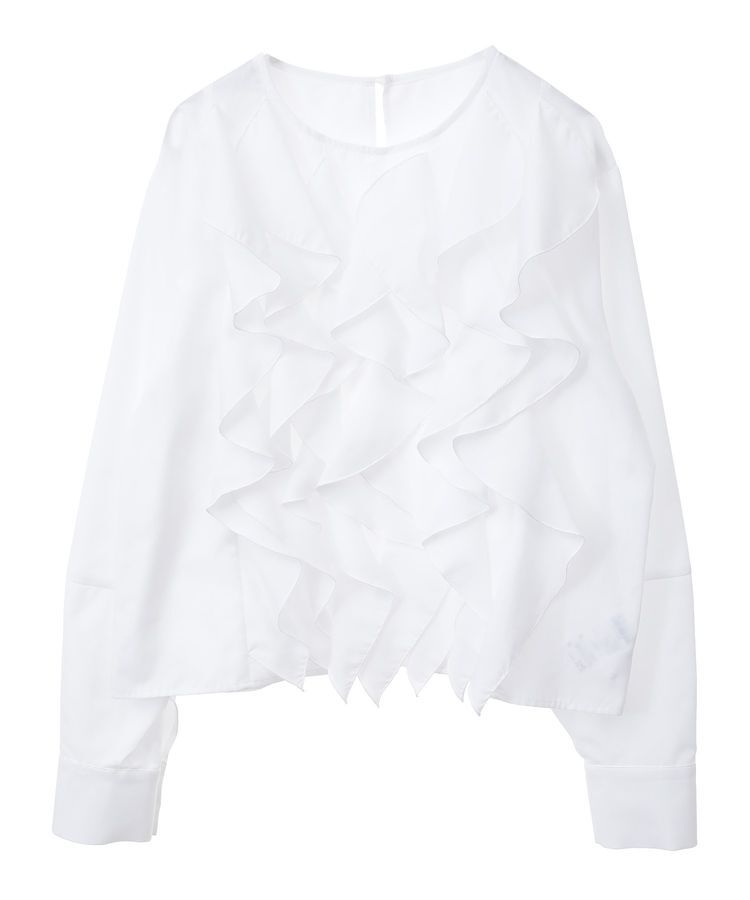 GARAGE OF GOOD CLOTHING「【日本製】フリルブラウス」|シャツ・ブラウス|