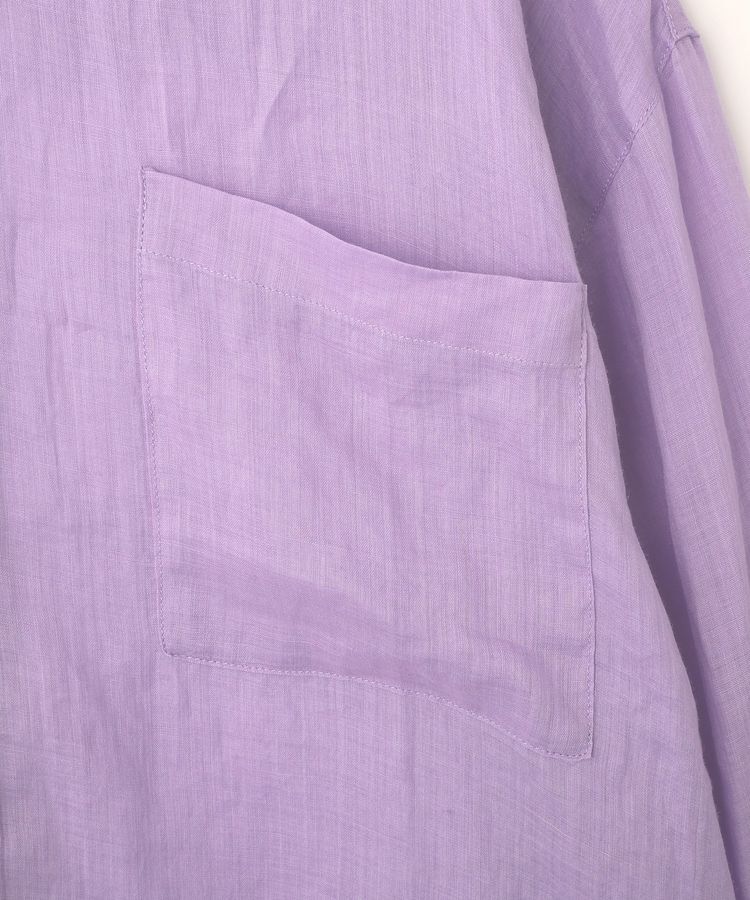 GARAGE OF GOOD CLOTHING「リネンポケット付きクロップドシャツ」|シャツ・ブラウス|