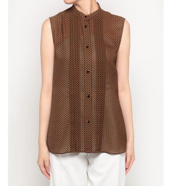 allureville「シアクレープバックフリルブラウス」|その他|