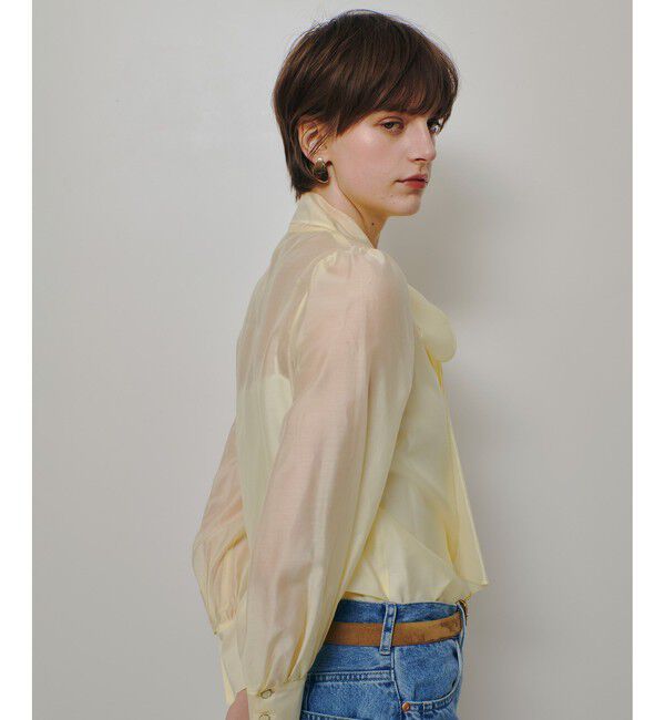 allureville「オーガンザボウブラウス」|シャツ・ブラウス|