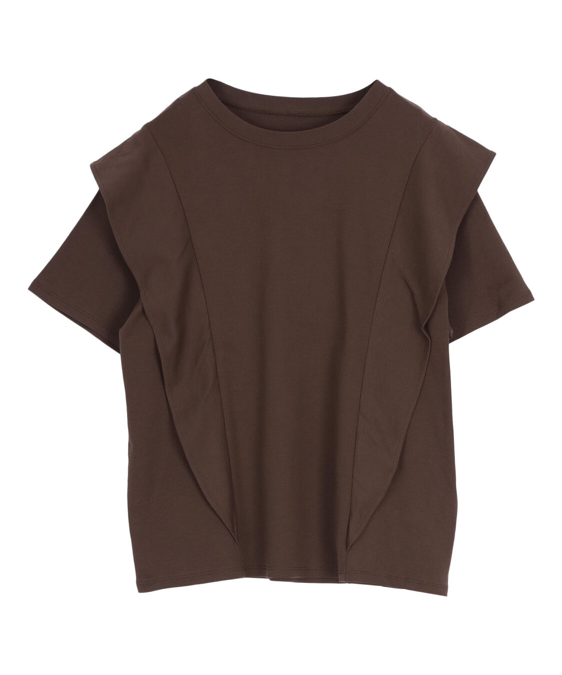 titivate「汗染み防止ラッフルスリーブTシャツ」|Tシャツ・カットソー|