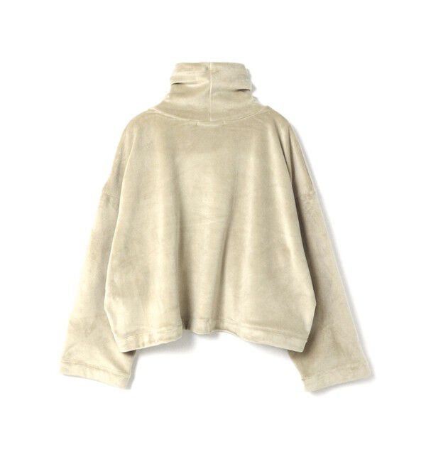 mizuiro ind「mizuiro ind ブラッシュドハイネックショートプルオーバー」|Tシャツ・カットソー|