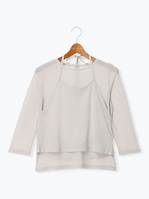 Lugnoncure「シアースラブレイヤードセットトップス」|Tシャツ・カットソー|