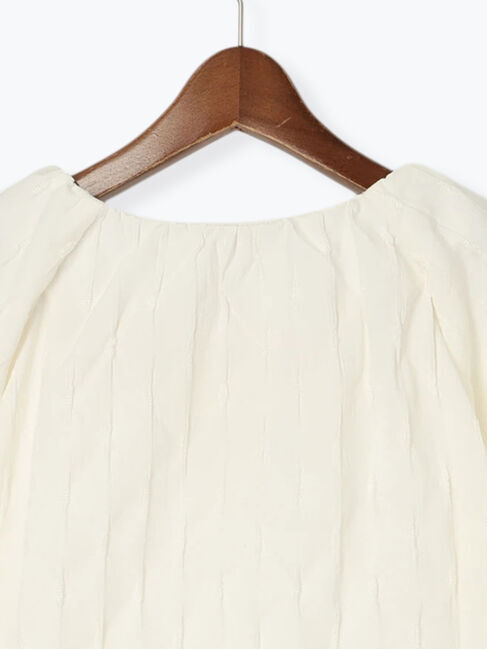 Te chichi「ジャガードバルーンスリーブブラウス」|シャツ・ブラウス|