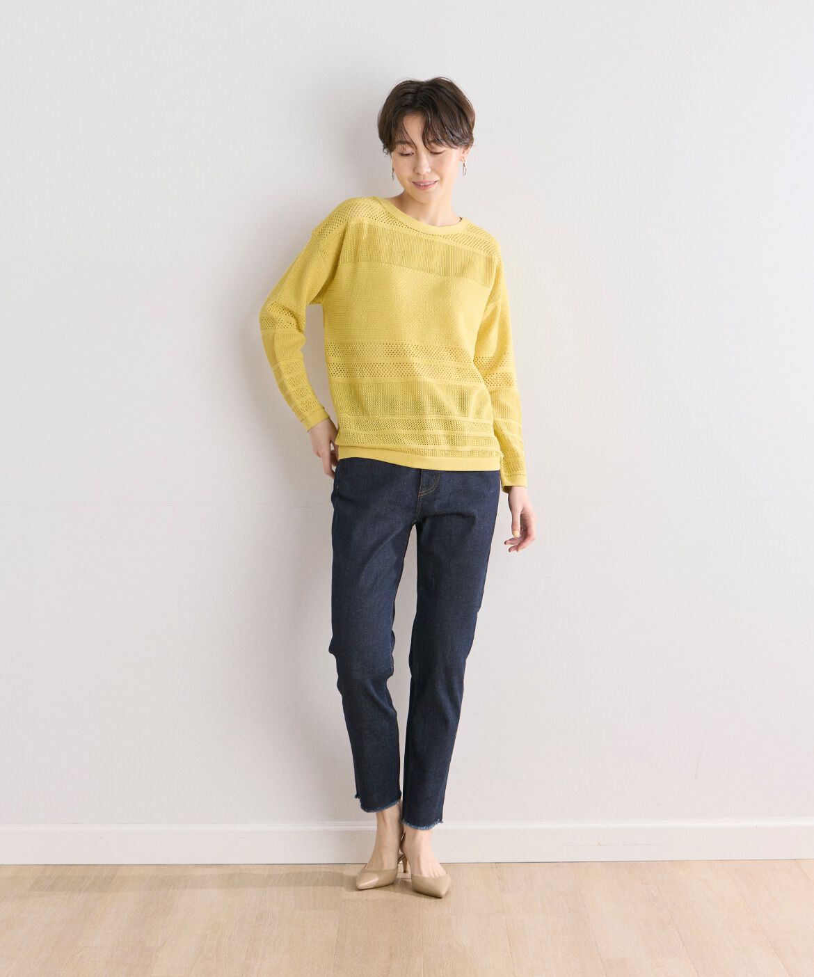 7-IDconcept.「H.SALT Easy ミッドライズテーパードイージーデニム《Healthy DENIM》」|デニム|