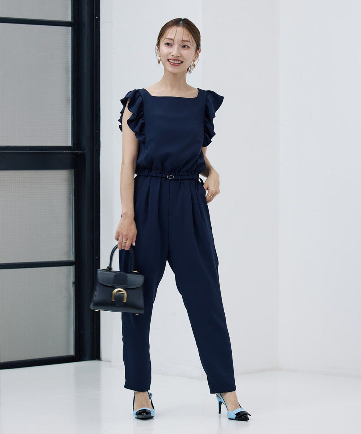 Maglie le cassetto「《M Maglie le cassetto&times;吉田理紗》大人の甘辛サロペット」|オールインワン|