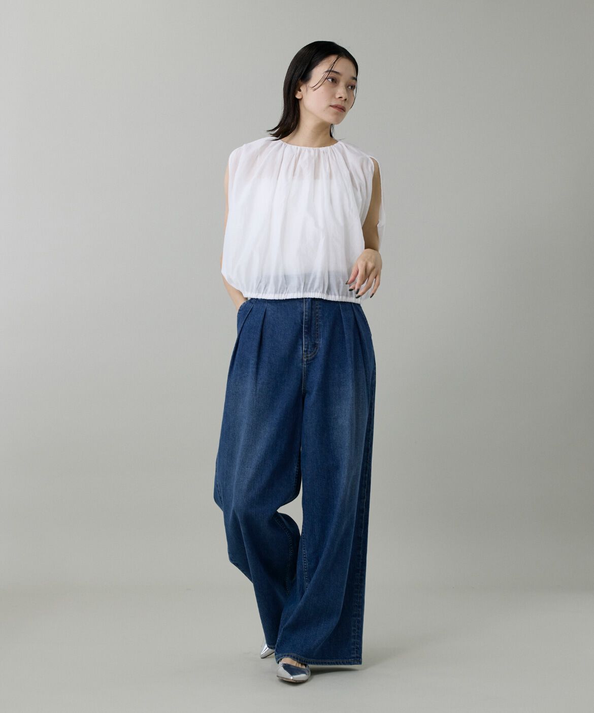 INED「スリットスリーブブラウス」|シャツ・ブラウス|