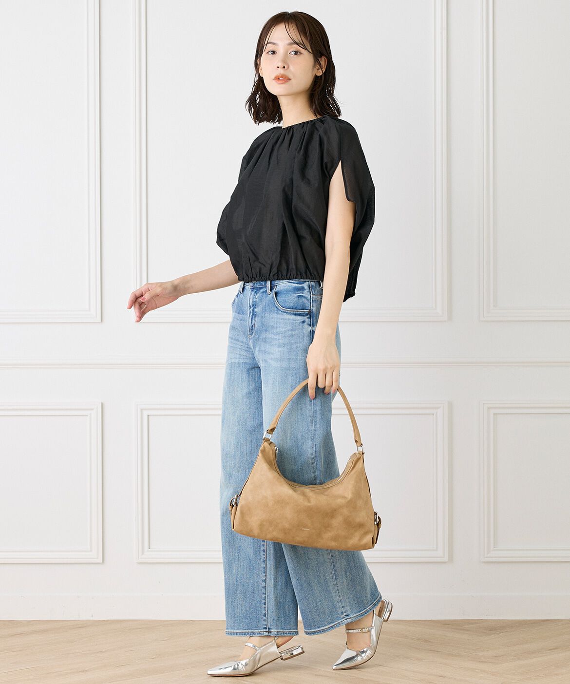 INED「スリットスリーブブラウス」|シャツ・ブラウス|