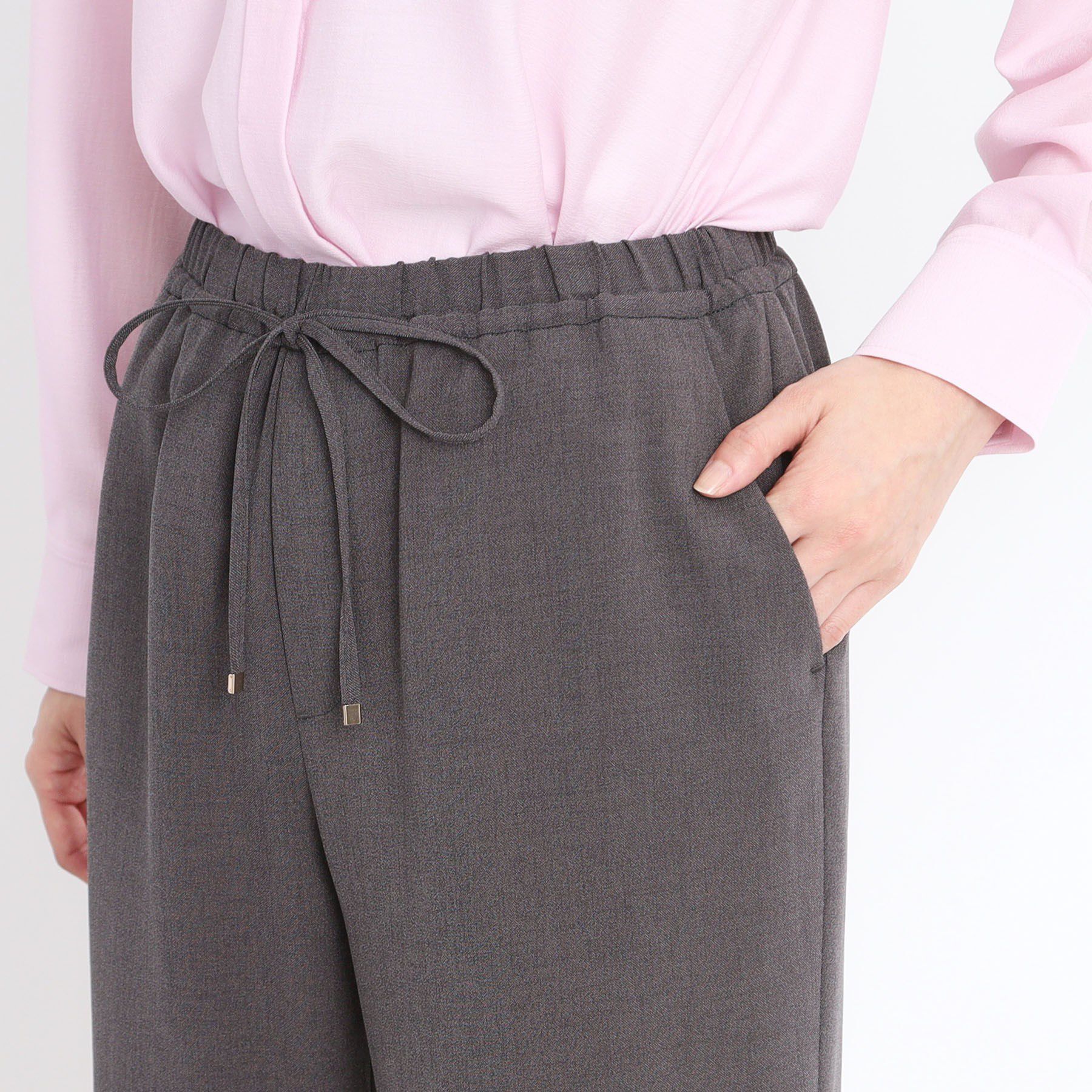 Reflect「【マシンウォッシュ可／ウエスト総ゴム】すっきり見えワイドシルエットパンツ」|その他|