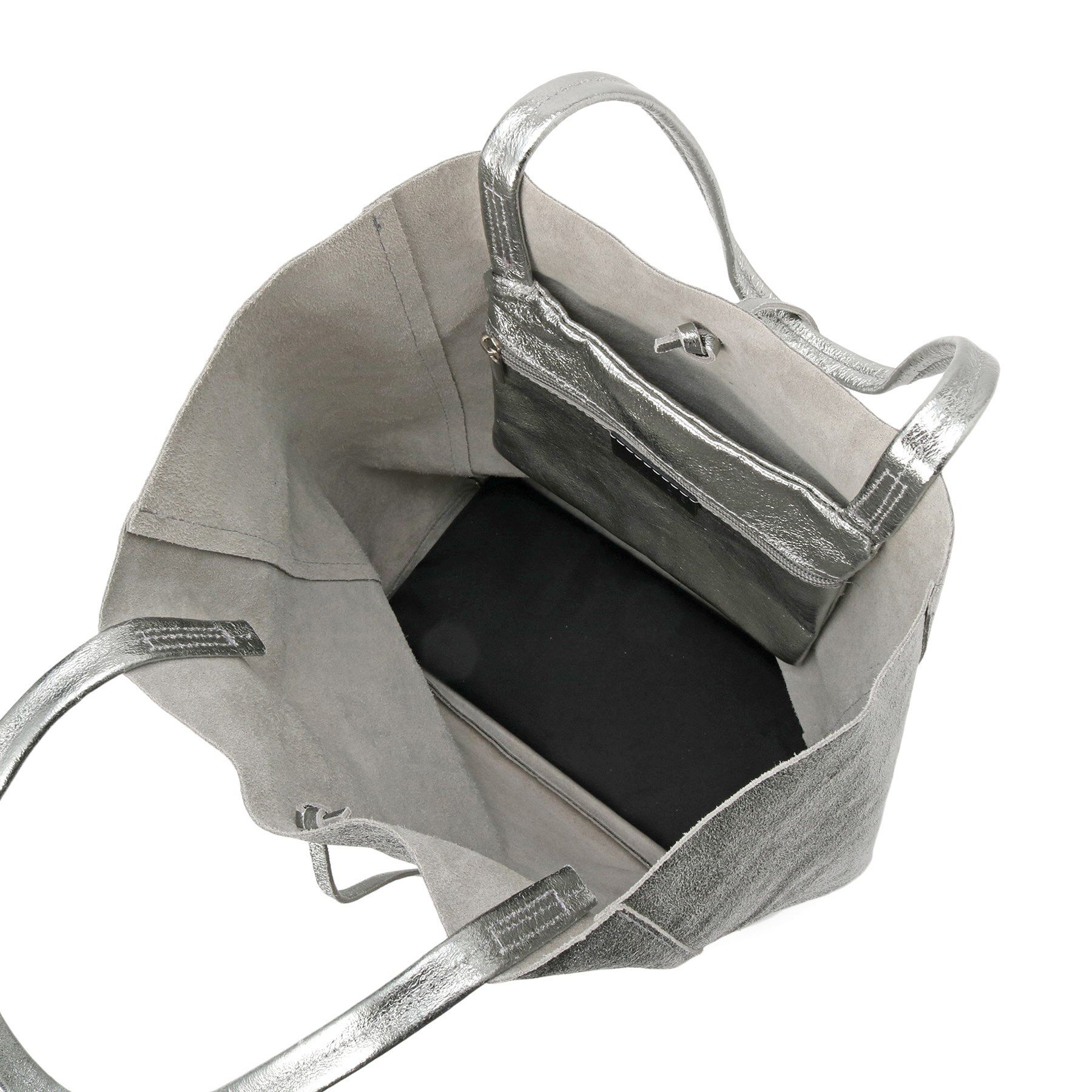 DRESSTERIOR「MILOS（ミロス）メタリックラミネートトートバッグ」|トートバッグ|