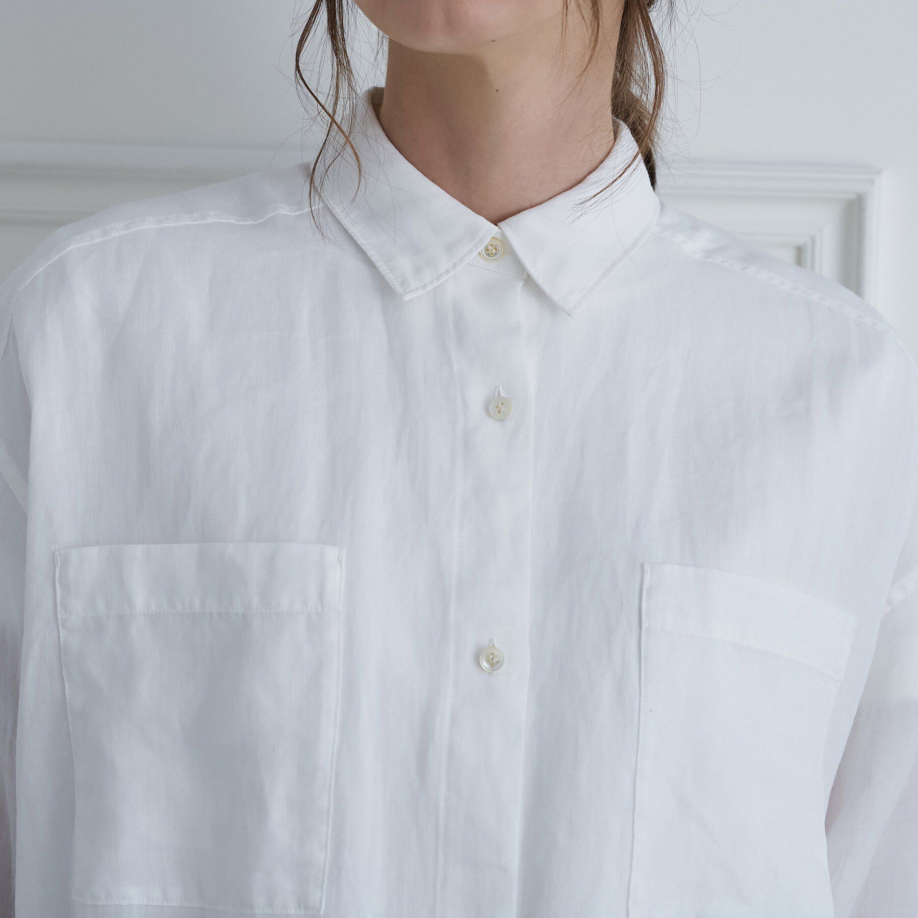 DRESSTERIOR「ガーメントダイラミーシャツ」|シャツ・ブラウス|