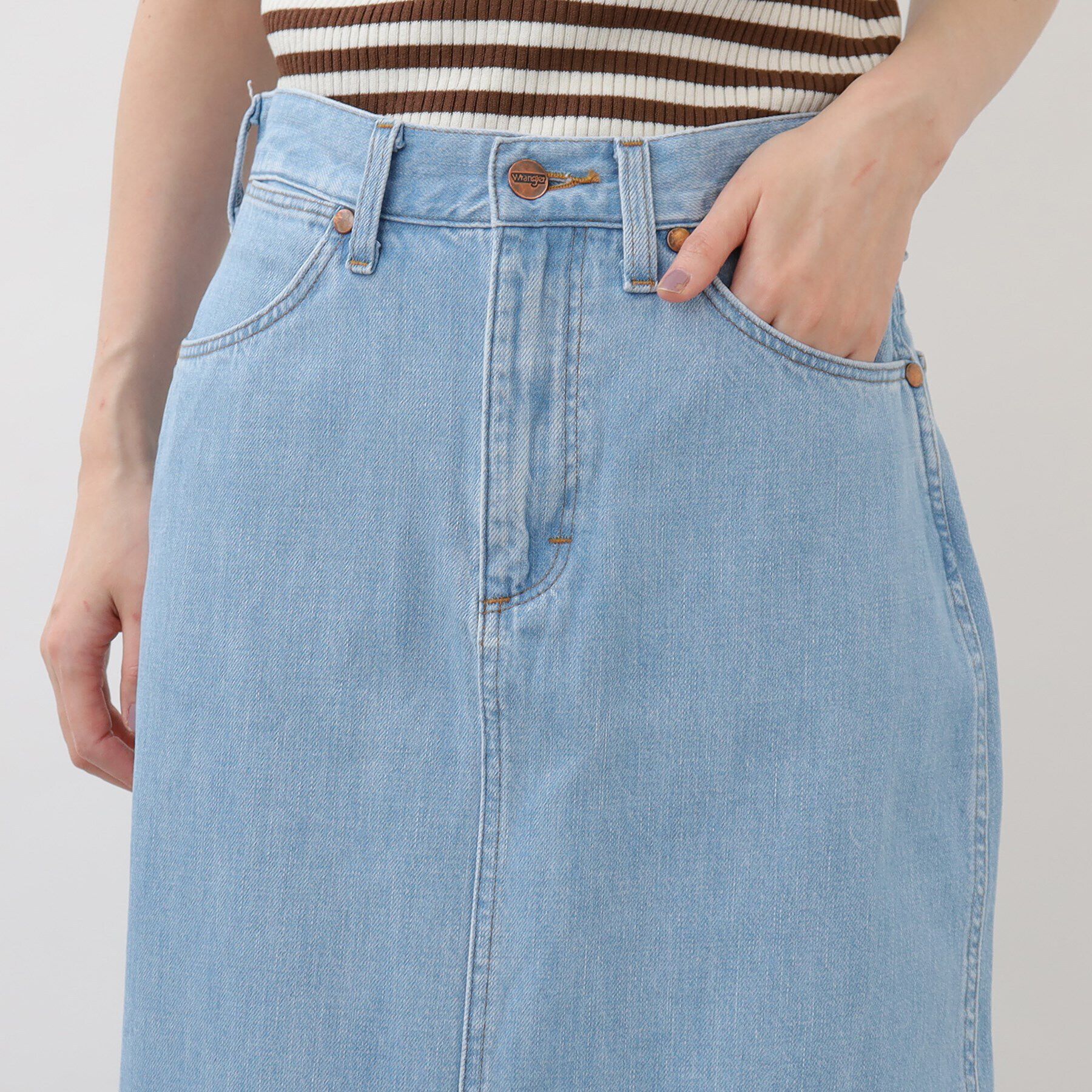 grove「【別注】Wrangler デニムスカート」|スカート|