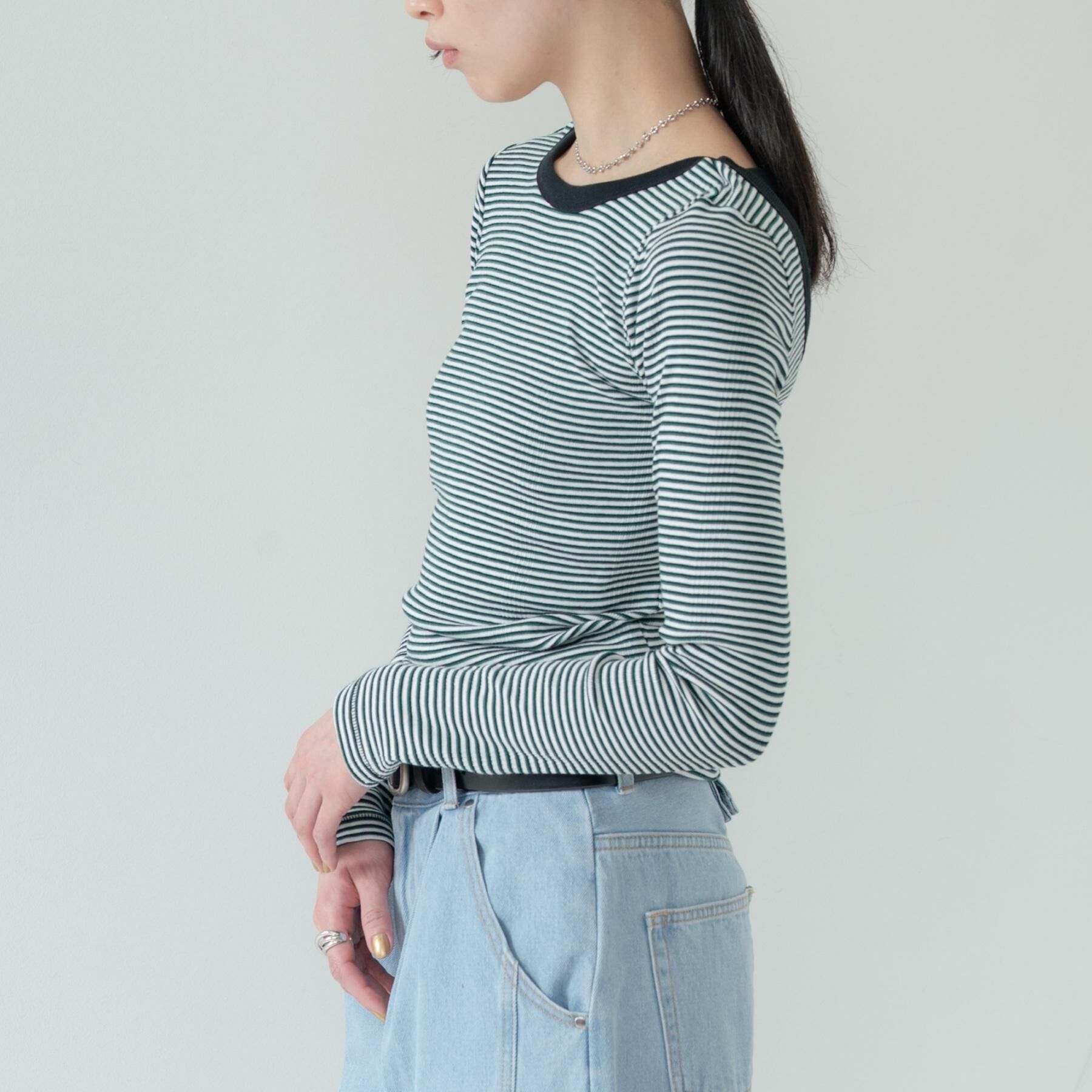 GALLEST「【beautiful people】Miller double－front long T－shirt」|Tシャツ・カットソー|