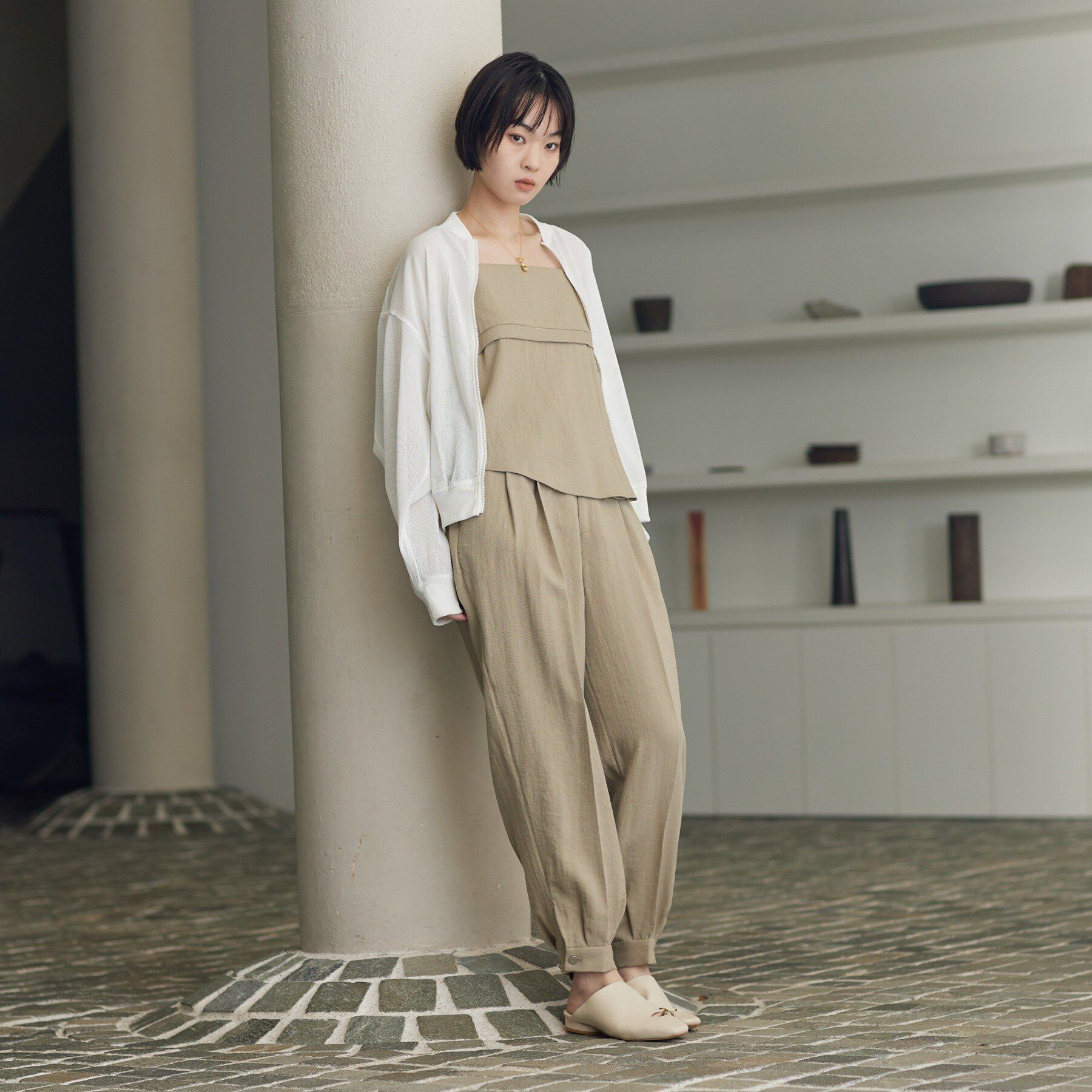 GALLEST「【セットアップ可能】イレヘムキャミブラウス」|シャツ・ブラウス|