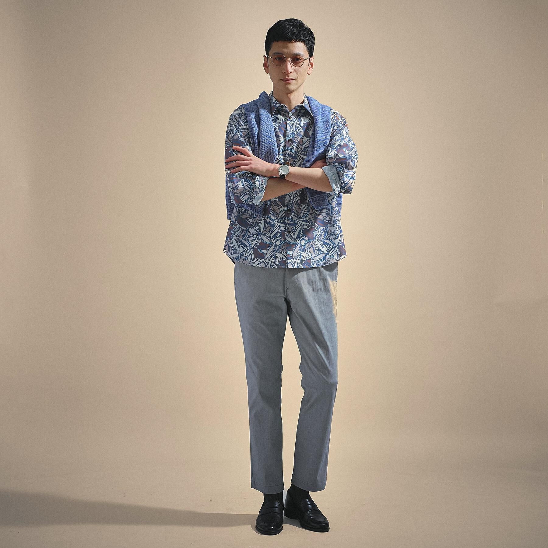 TAKEO KIKUCHI「カカオ柄プリントシャツ」|シャツ・ブラウス|