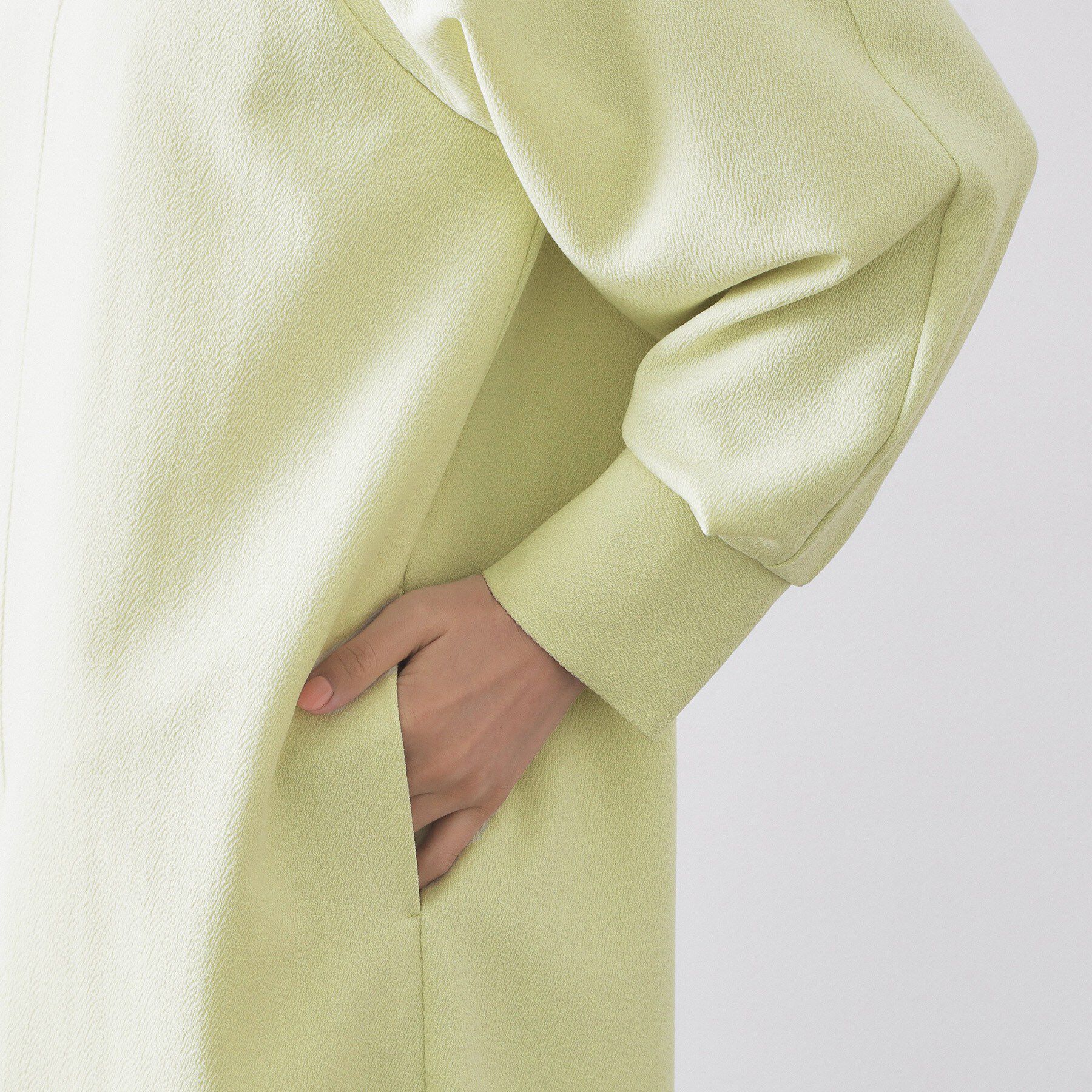 OPAQUE.CLIP「タックデザインAラインワンピース【洗濯機OK】」|ワンピース|