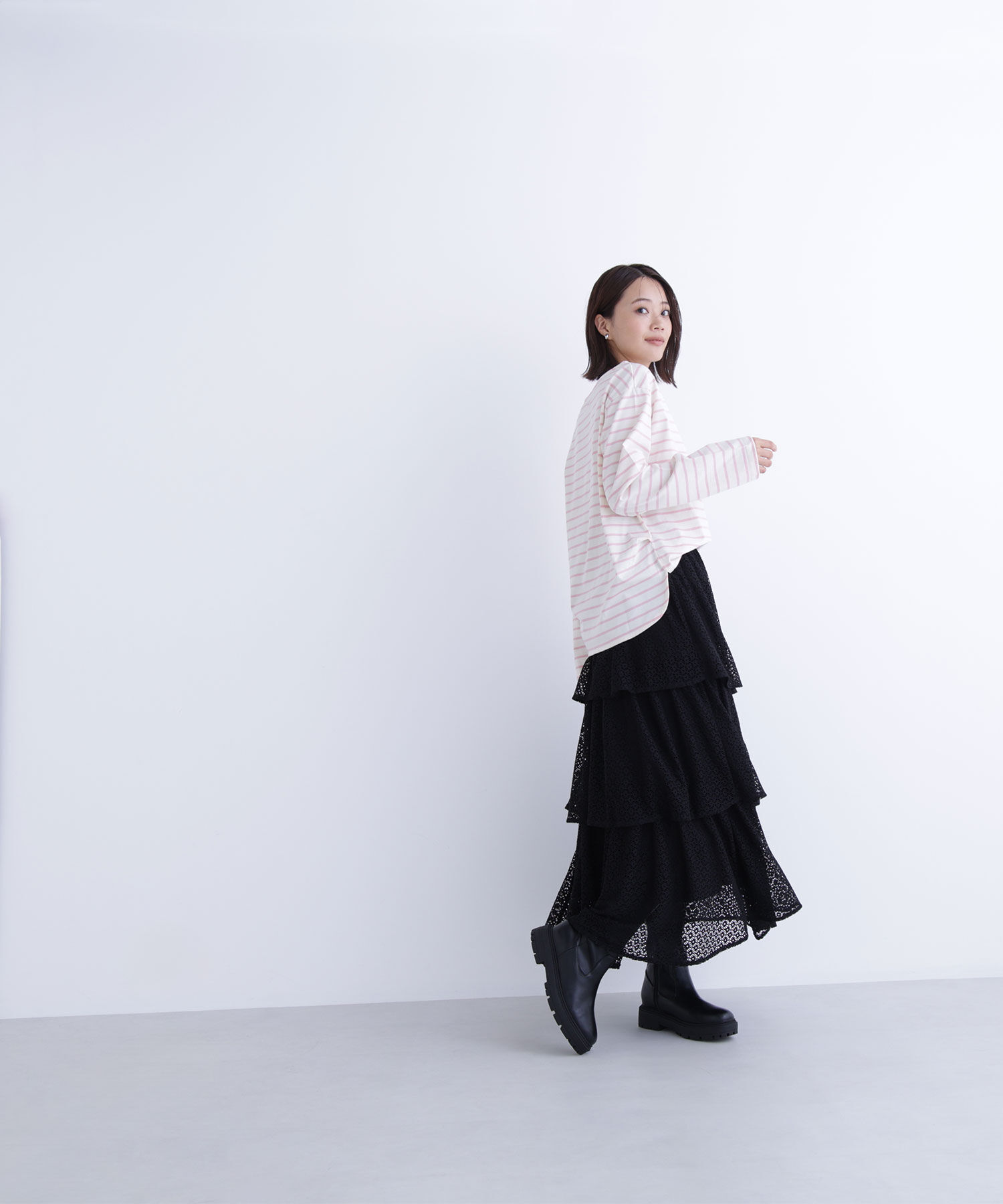  「ボーダーカットソー」|Tシャツ・カットソー|