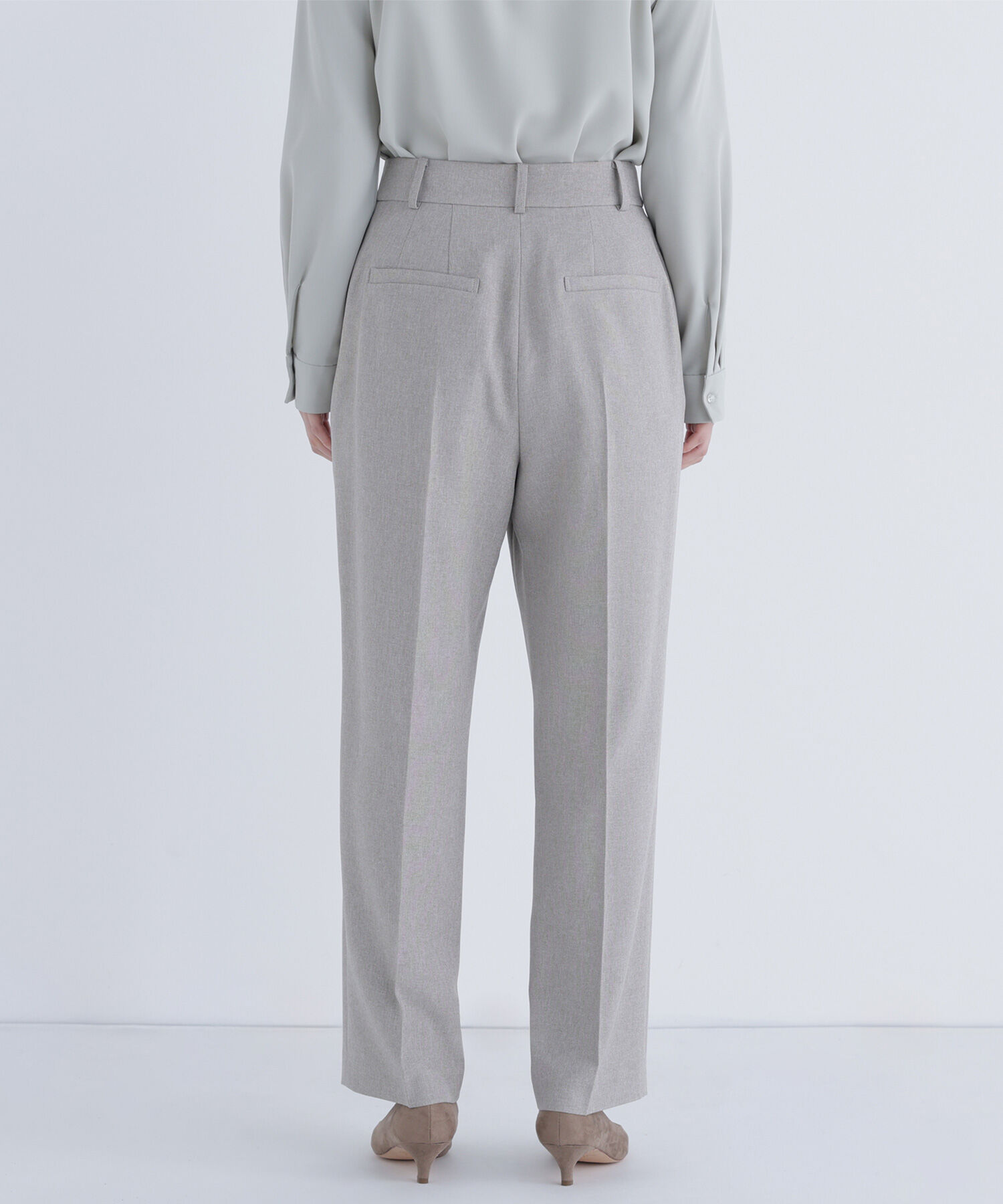  「メランジシャークスキン SETUP ストレートパンツ」|その他|