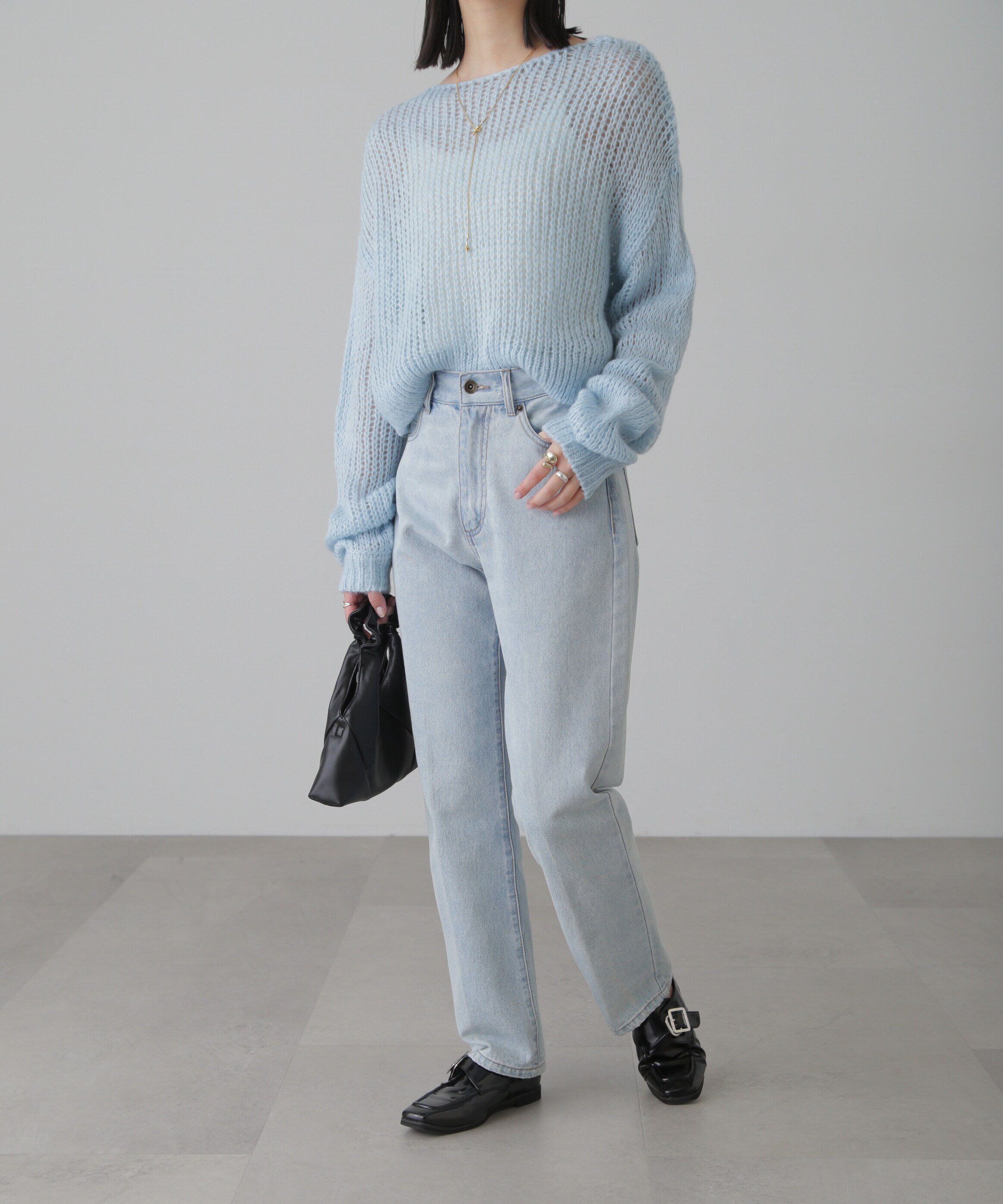  「シアーモヘヤライクニット」|ニット・セーター|