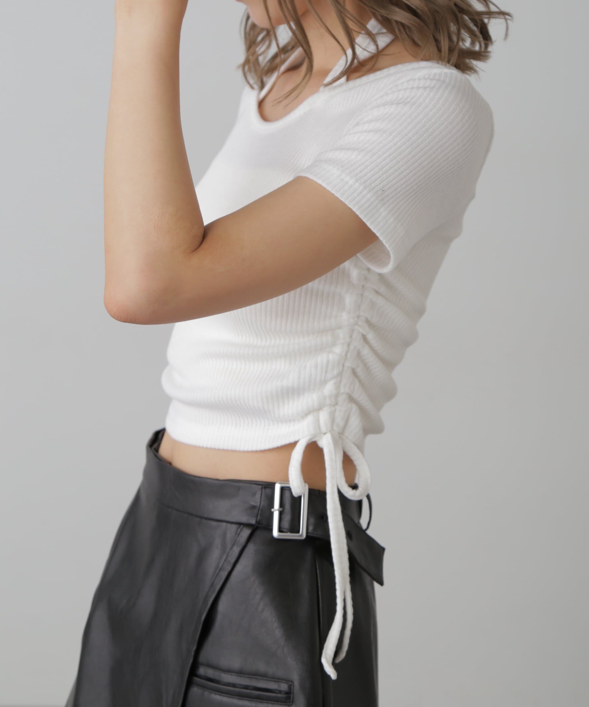  「ホルターネックコンパクトカットソー」|Tシャツ・カットソー|