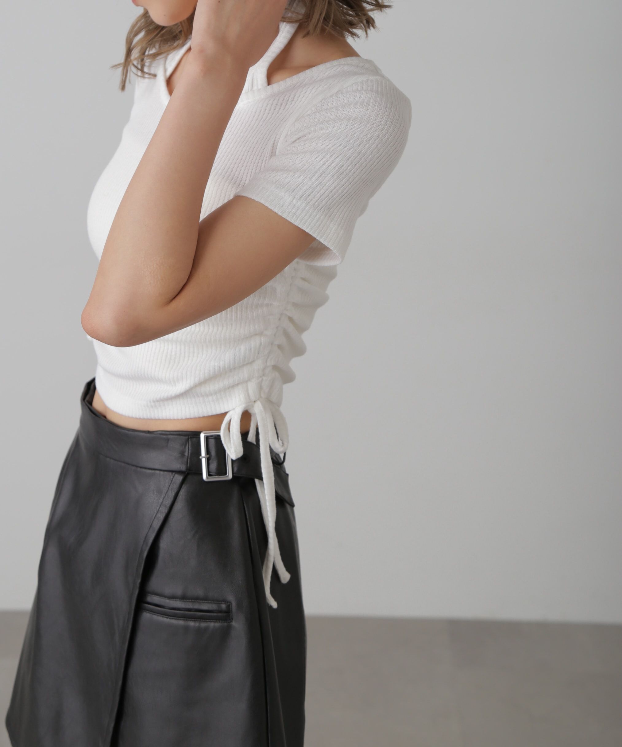  「ホルターネックコンパクトカットソー」|Tシャツ・カットソー|