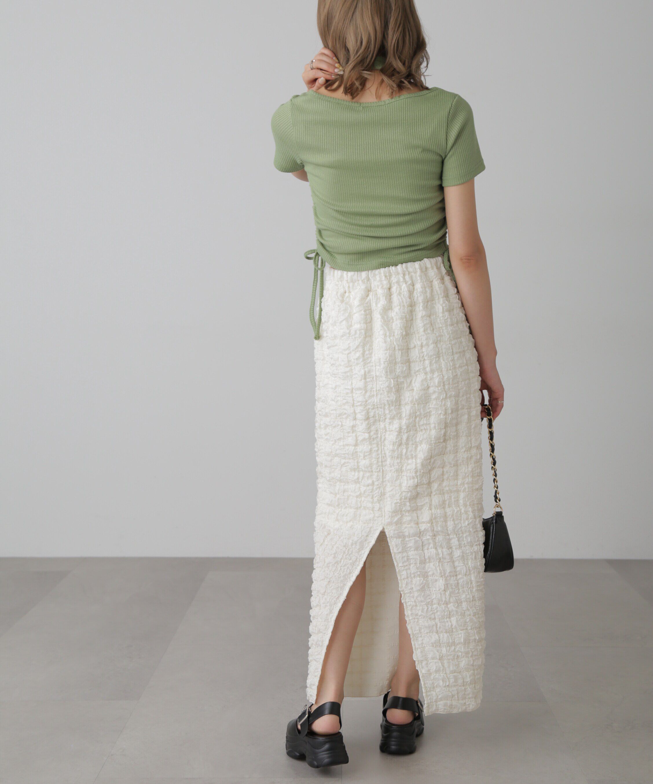  「ホルターネックコンパクトカットソー」|Tシャツ・カットソー|