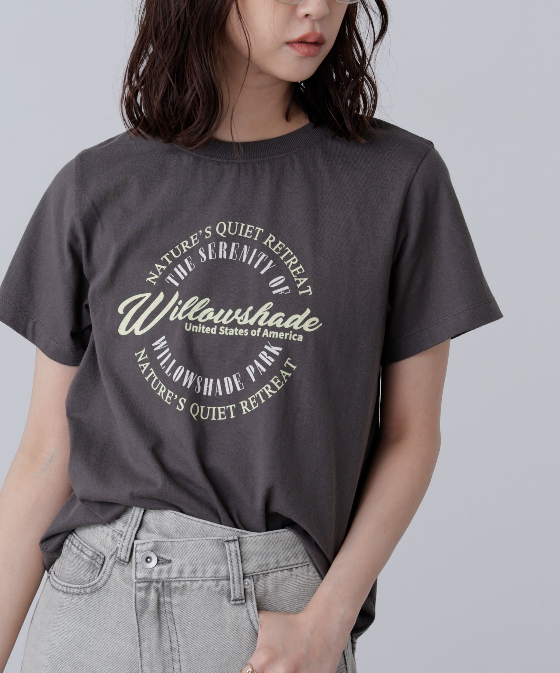  「サークルロゴプリントTシャツ」|Tシャツ・カットソー|スミクロ