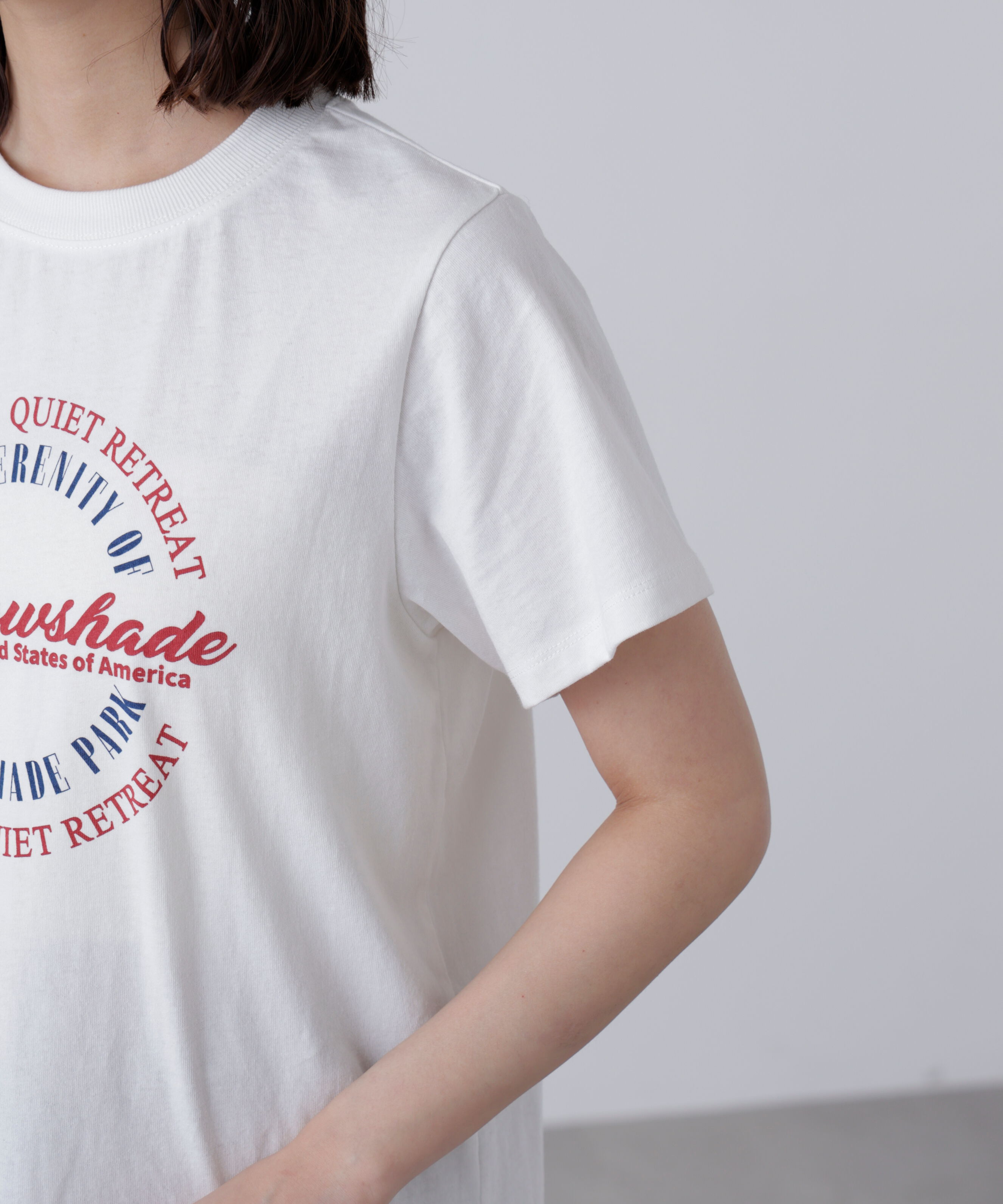  「サークルロゴプリントTシャツ」|Tシャツ・カットソー|