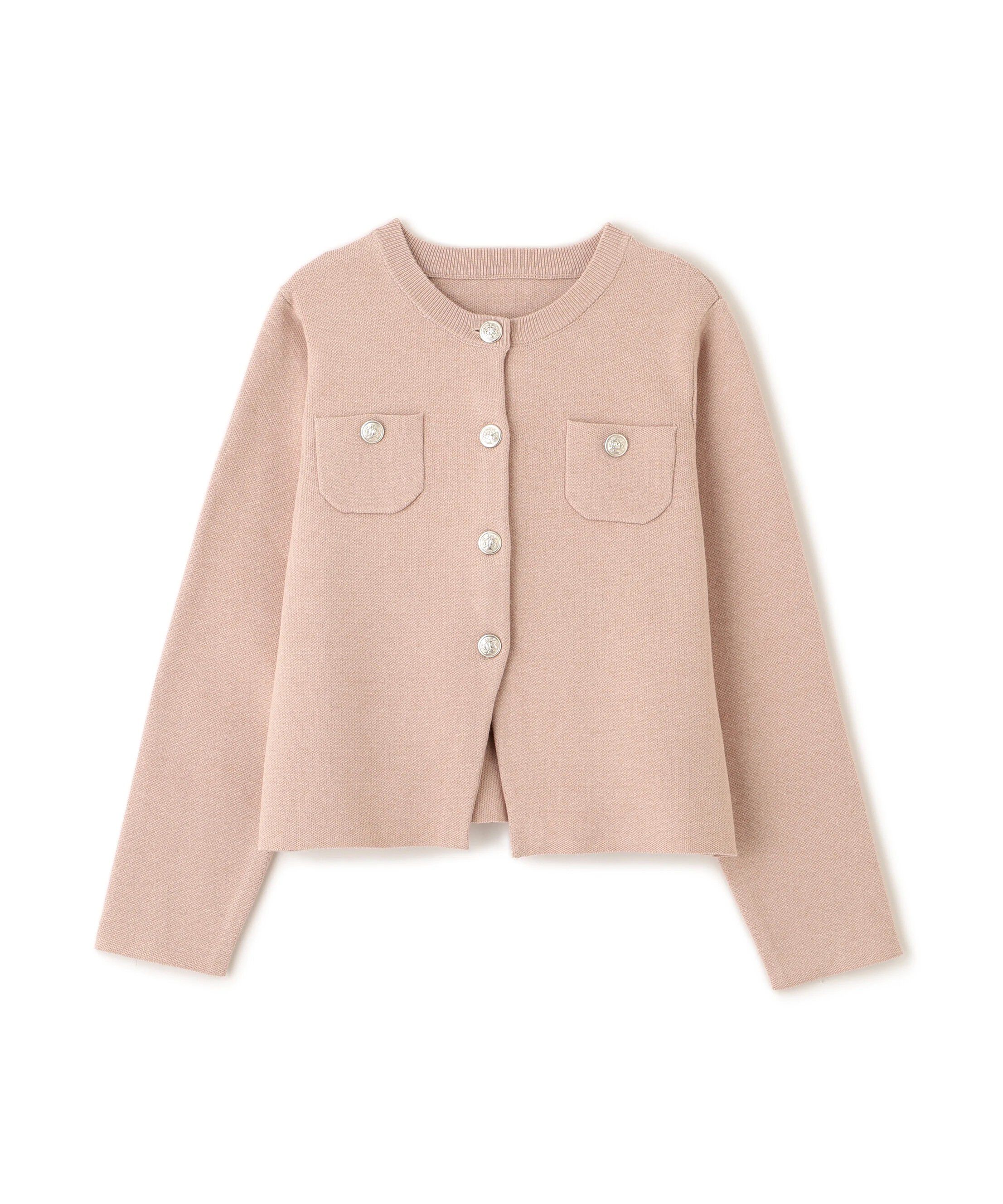  「エンブレムボタンニットカーディガン」|ニット・セーター|