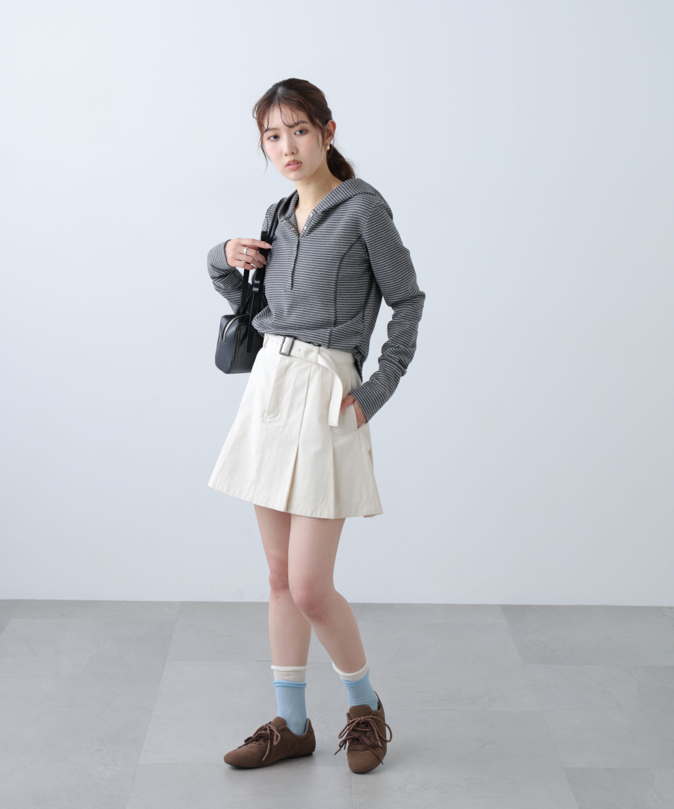  「スキッパーカットソーフーディー」|Tシャツ・カットソー|