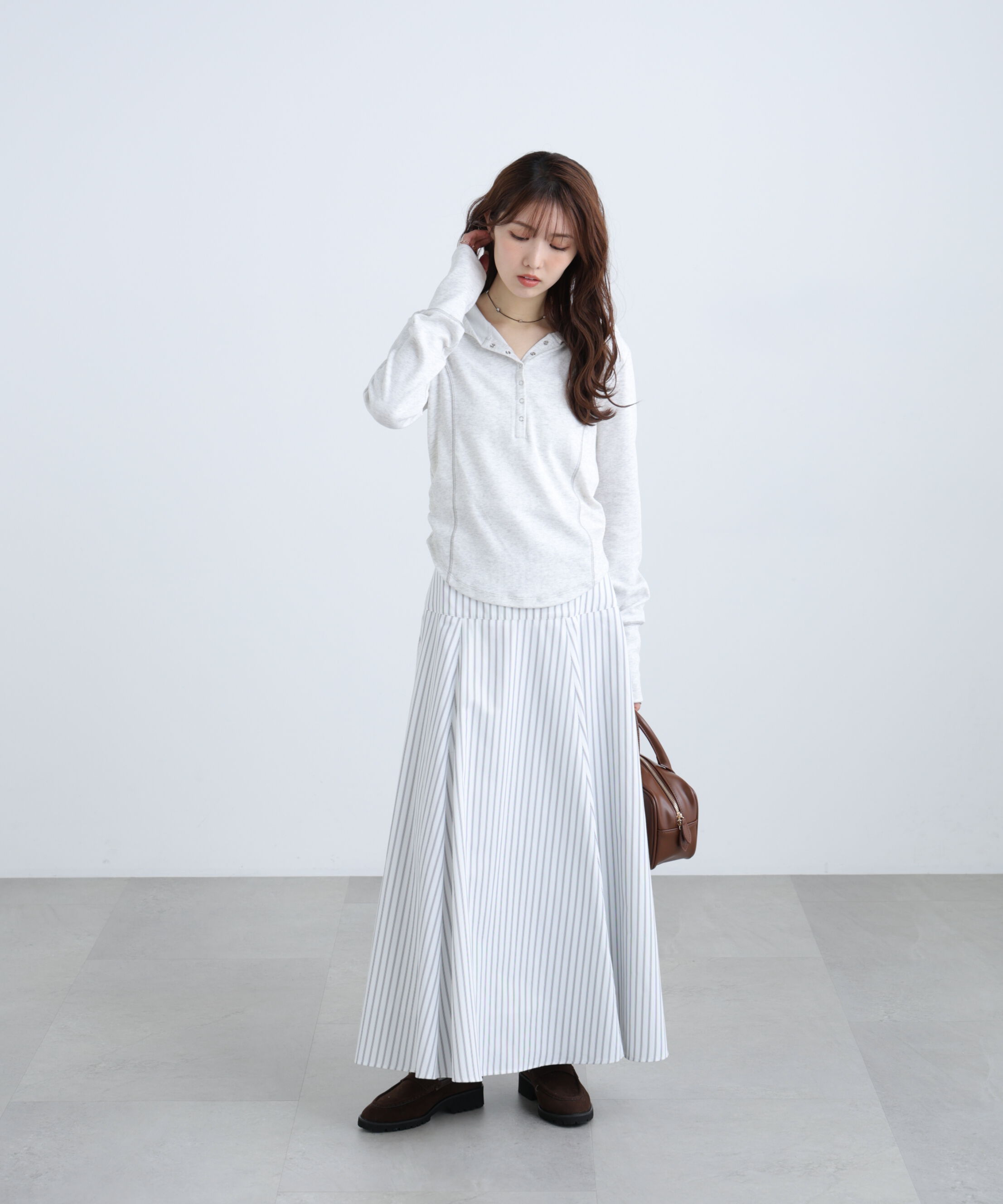  「スキッパーカットソーフーディー」|Tシャツ・カットソー|