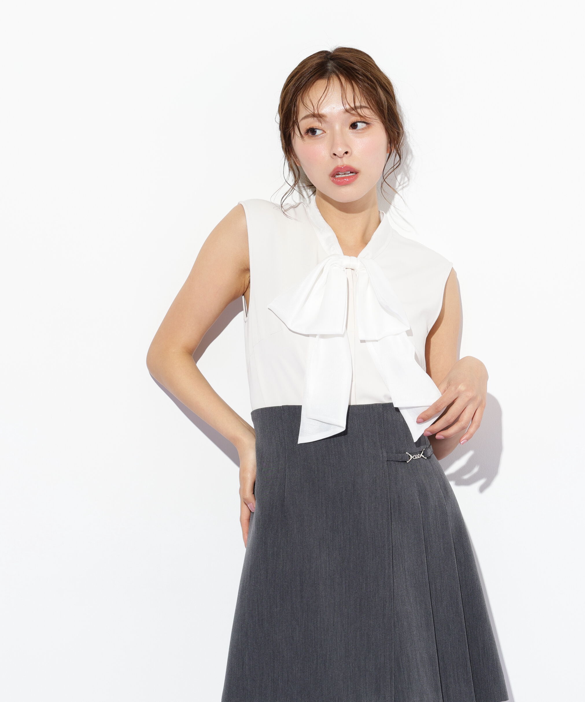  「ビッグボウタイブラウス」|シャツ・ブラウス|