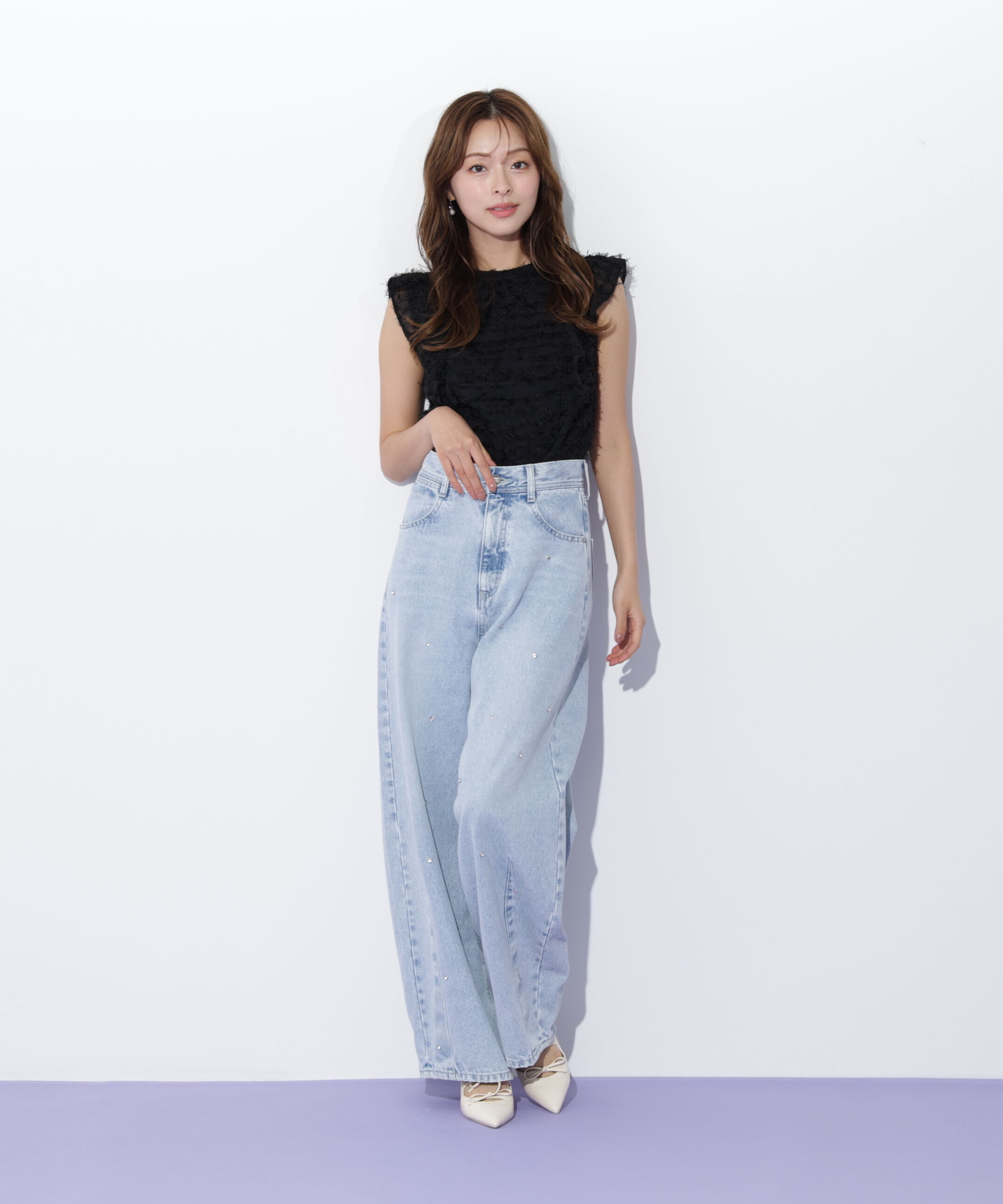  「フェザーチェックブラウス」|シャツ・ブラウス|