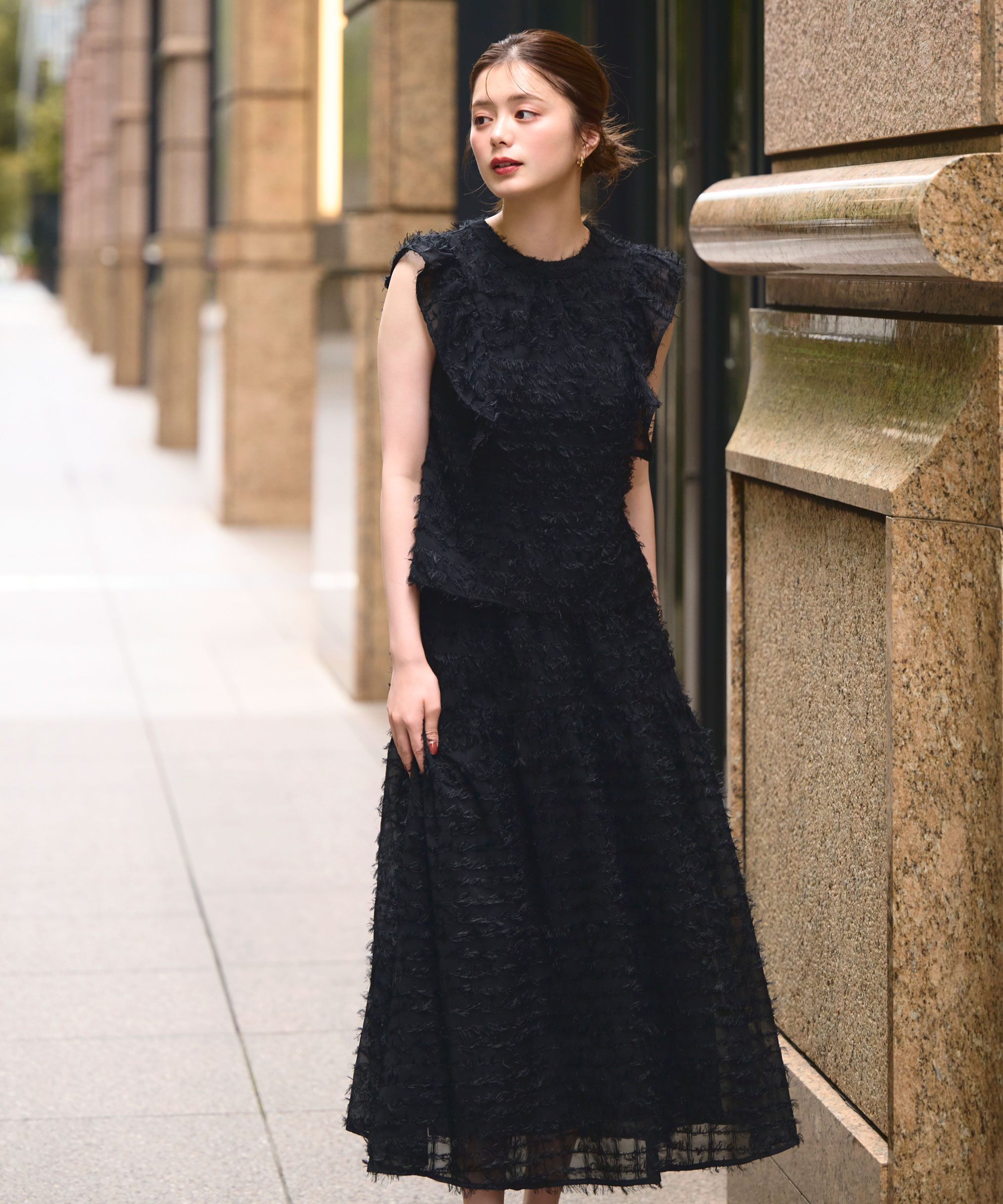  「フェザーチェックブラウス」|シャツ・ブラウス|