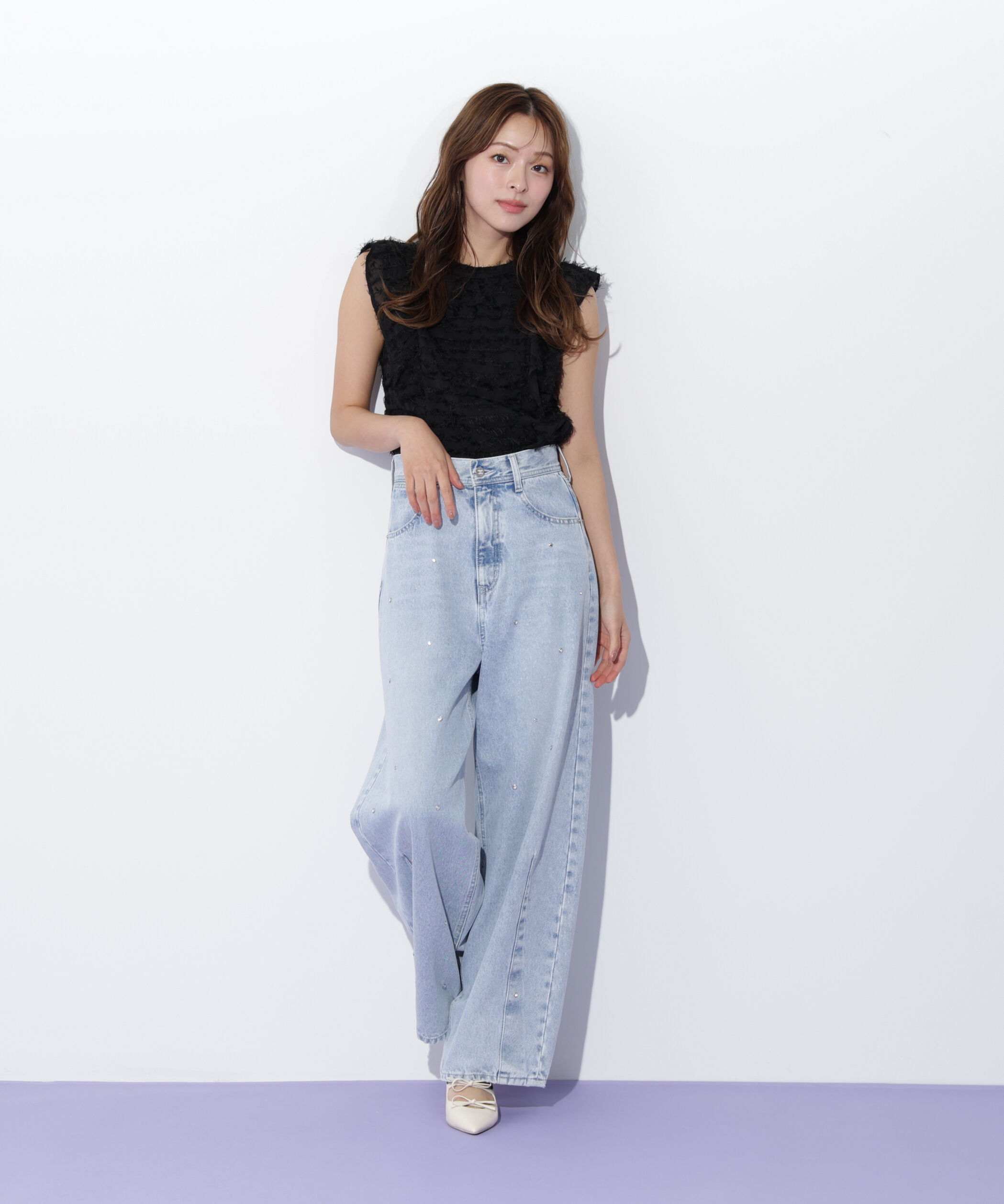  「フェザーチェックブラウス」|シャツ・ブラウス|