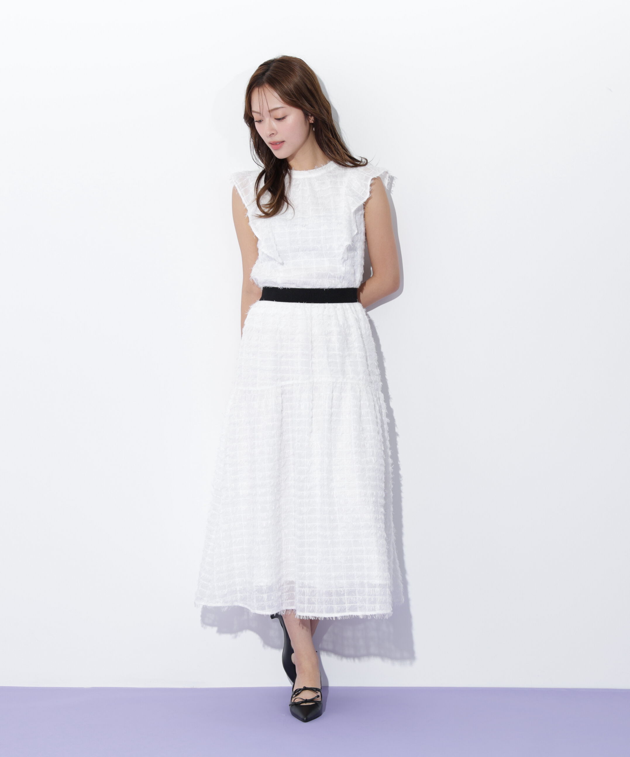  「フェザーチェックブラウス」|シャツ・ブラウス|