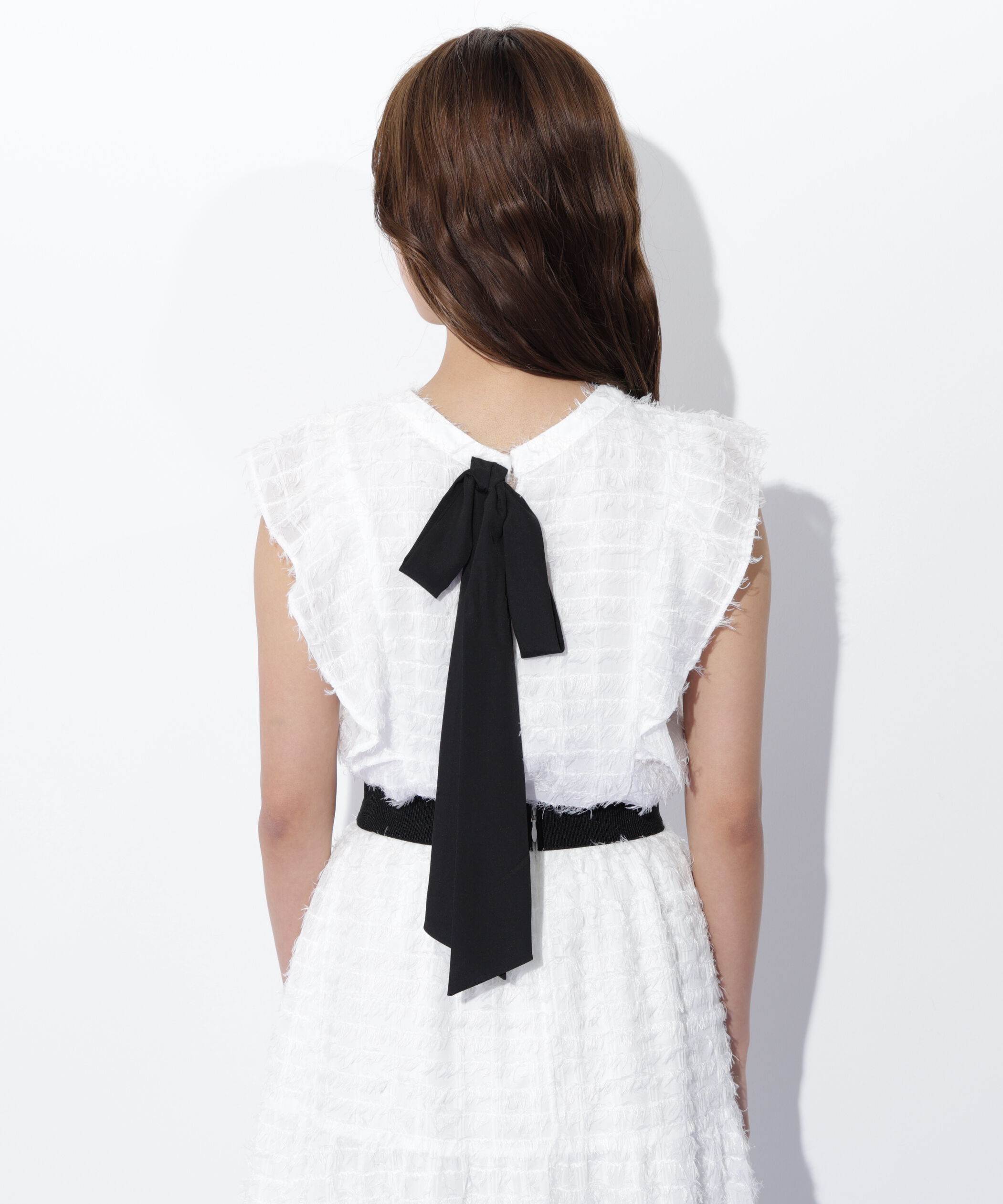  「フェザーチェックブラウス」|シャツ・ブラウス|