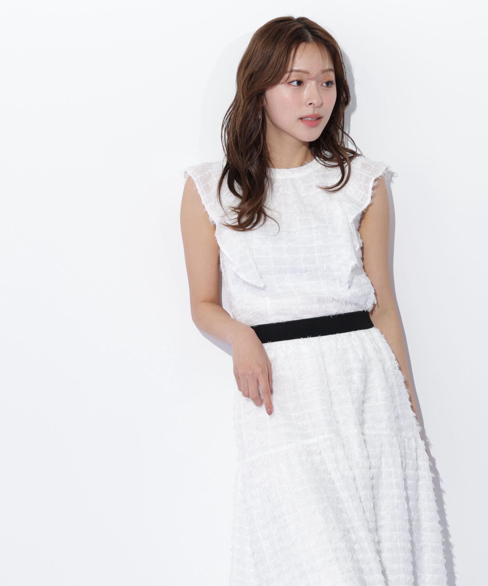  「フェザーチェックブラウス」|シャツ・ブラウス|