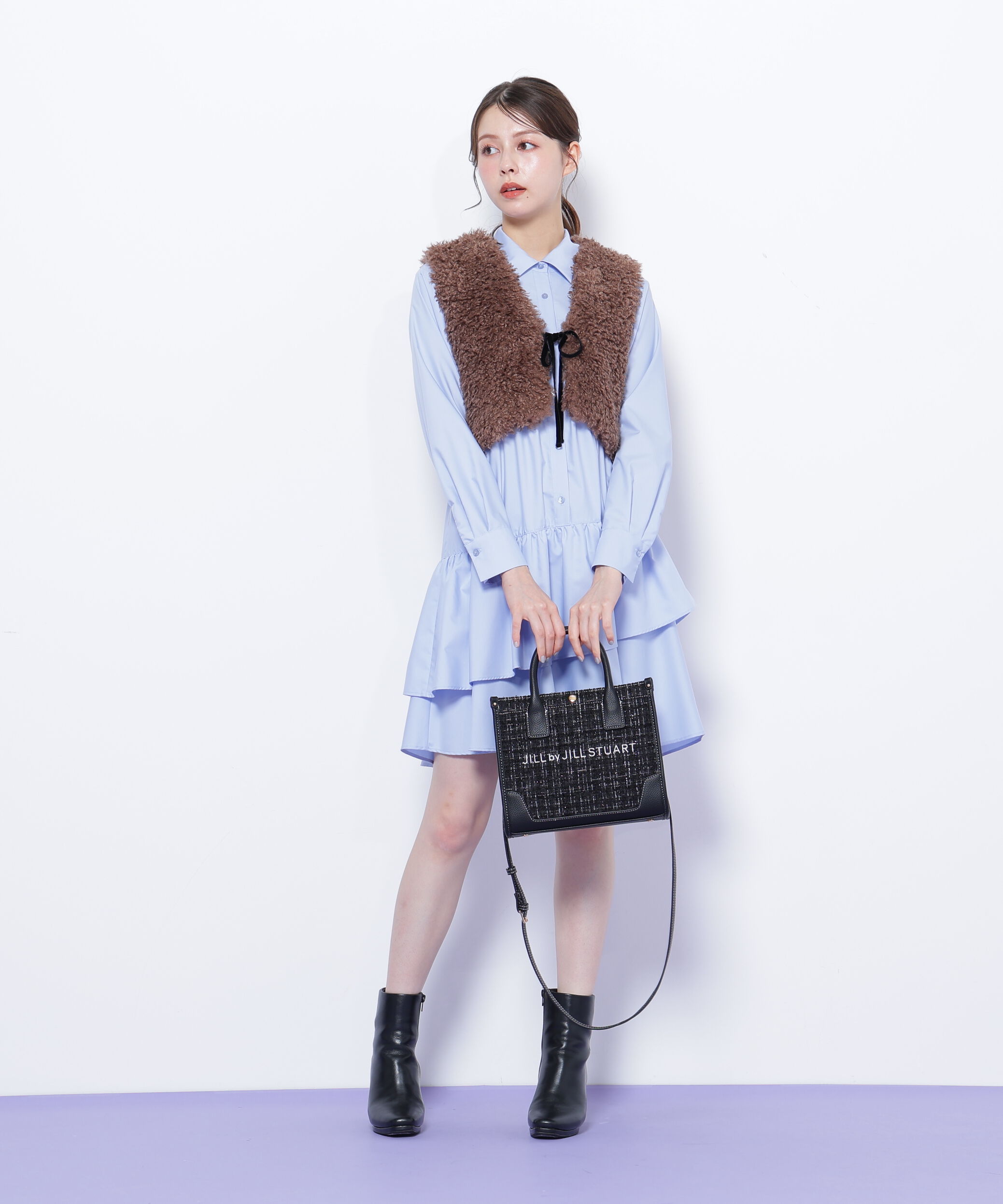  「＜WEB限定カラーあり＞ツイードショルダートート」|その他|