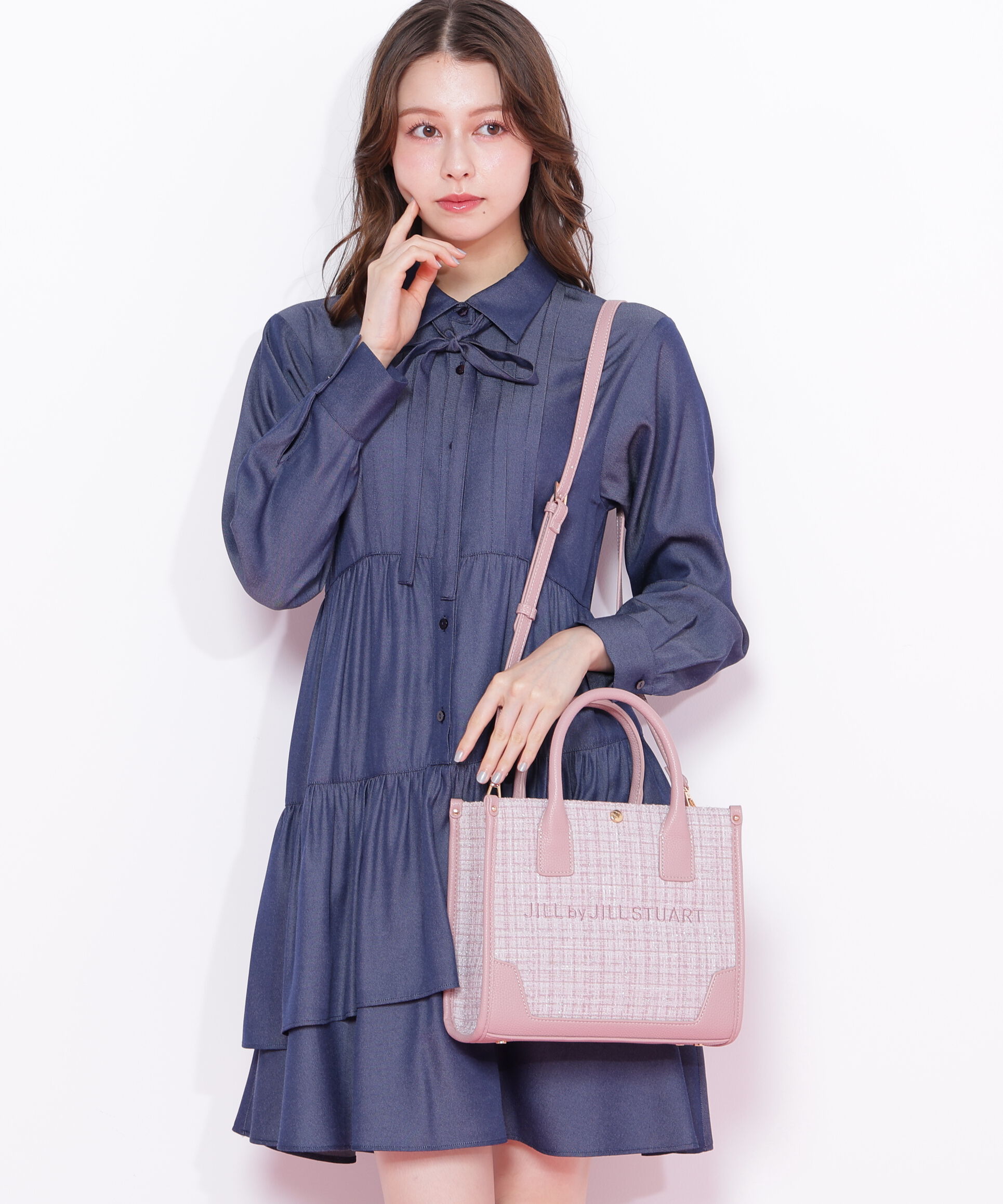  「＜WEB限定カラーあり＞ツイードショルダートート」|その他|