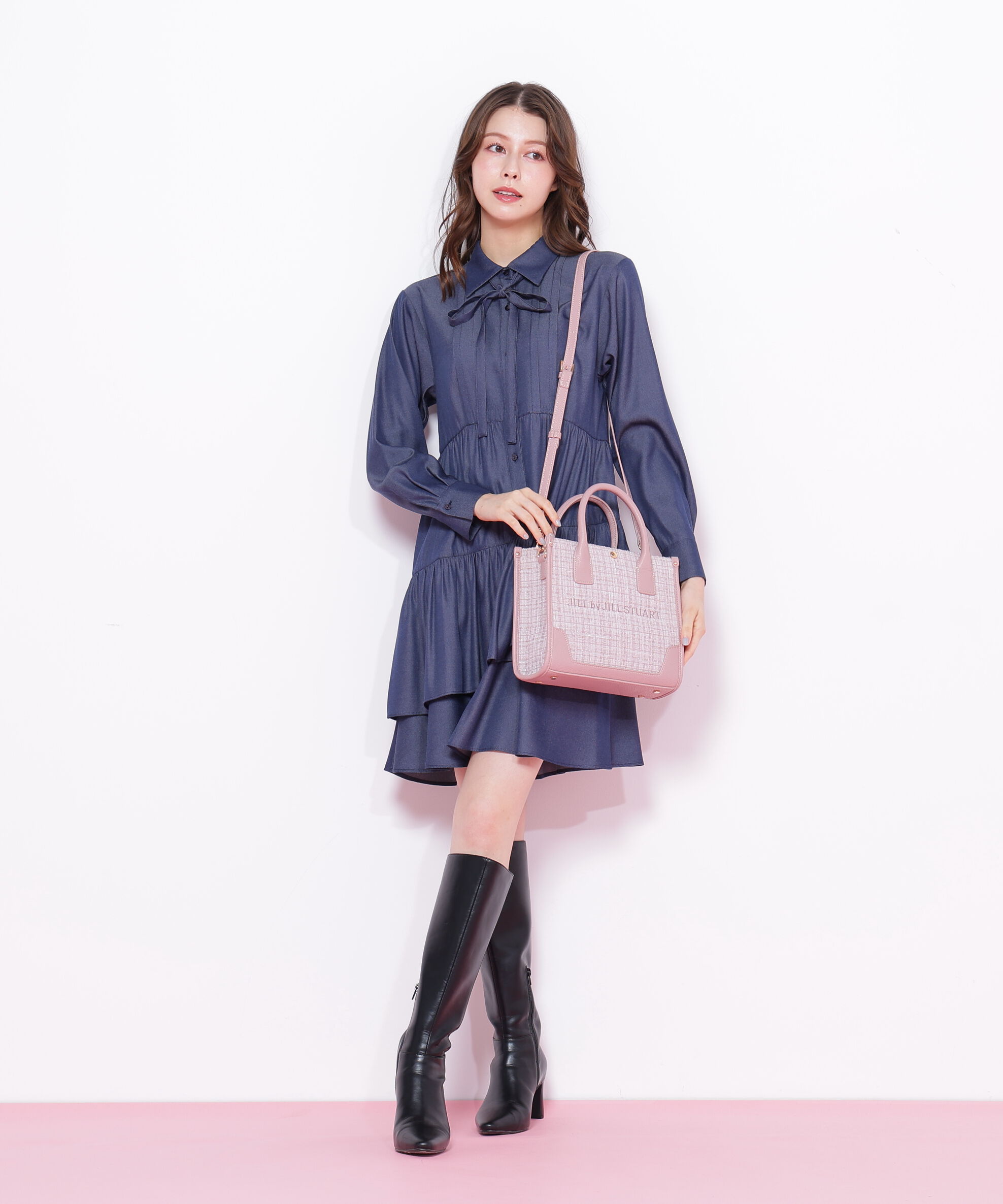  「＜WEB限定カラーあり＞ツイードショルダートート」|その他|