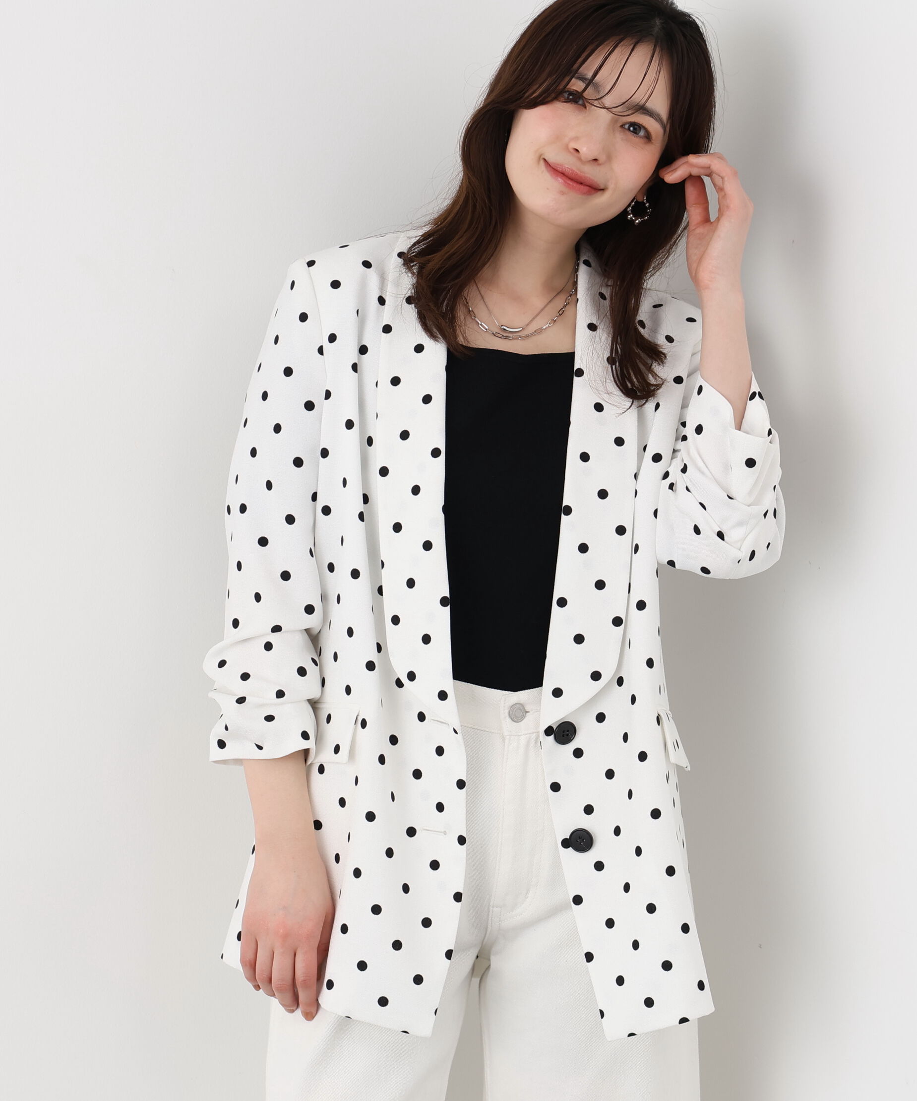  「ショールカラーロングジャケット」|その他|