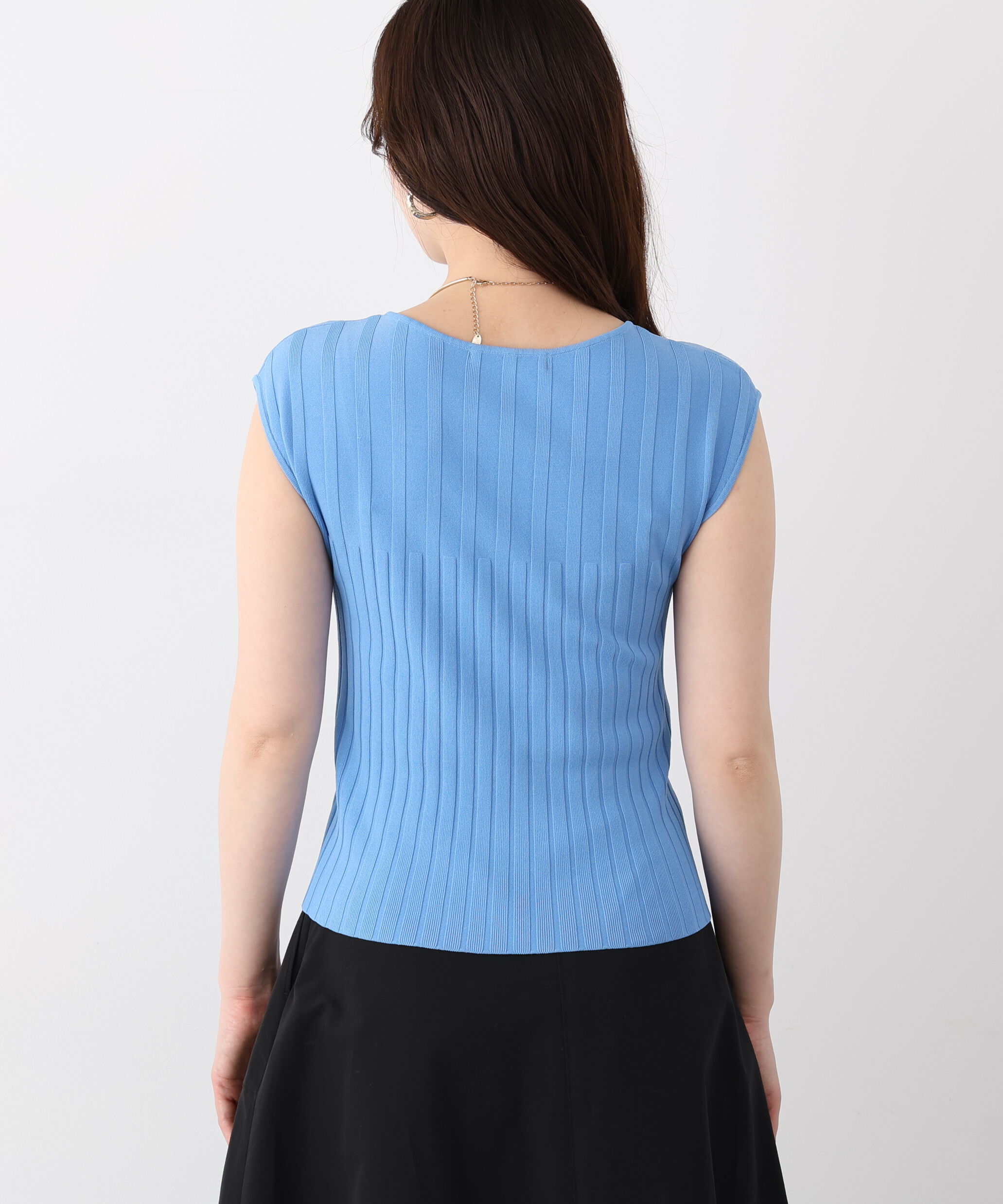  「スクエアネックニットトップス」|ニット・セーター|