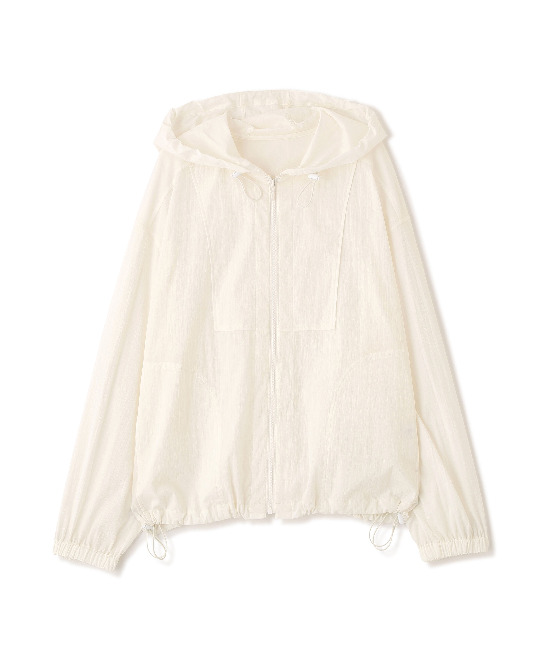  「◆《ウォッシャブル》シアーアノラックフーディーブルゾン」|ブルゾン・スタジャン|